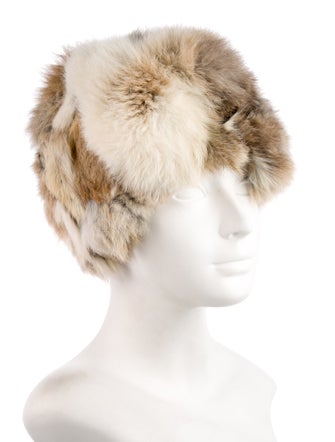 Adrienne Landau Rabbit Fur Hat