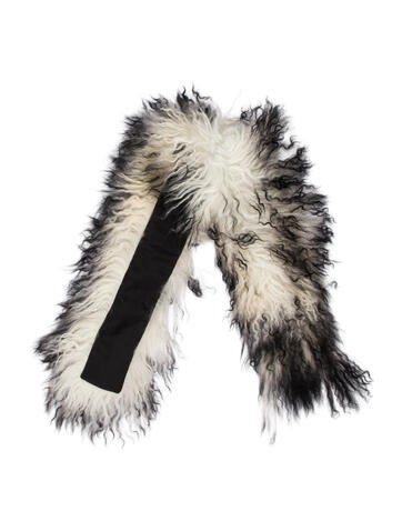 Adrienne Landau Scarves and Shawls Fur Printed Infinity Scarf