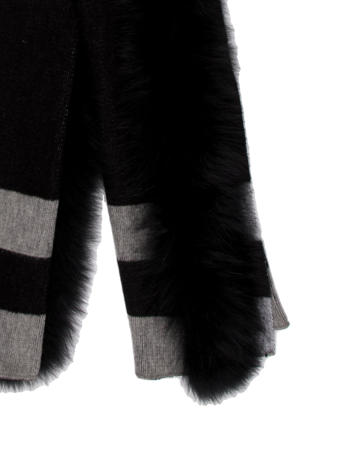 Adrienne Landau Striped Scarf