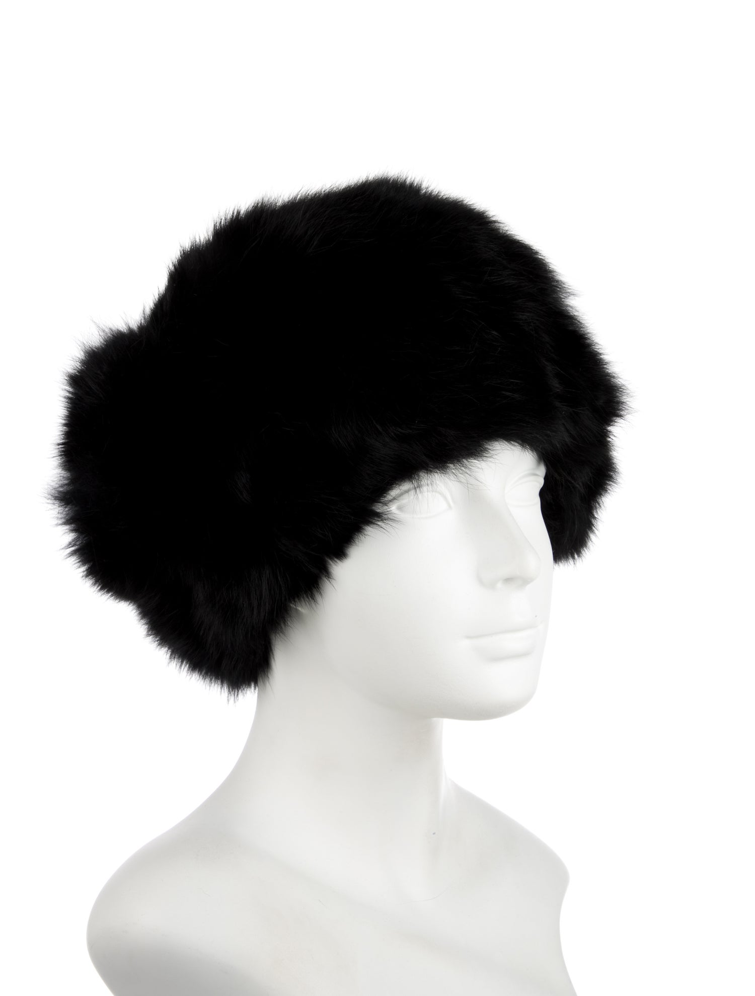 Adrienne Landau Rabbit Fur Bucket Hat