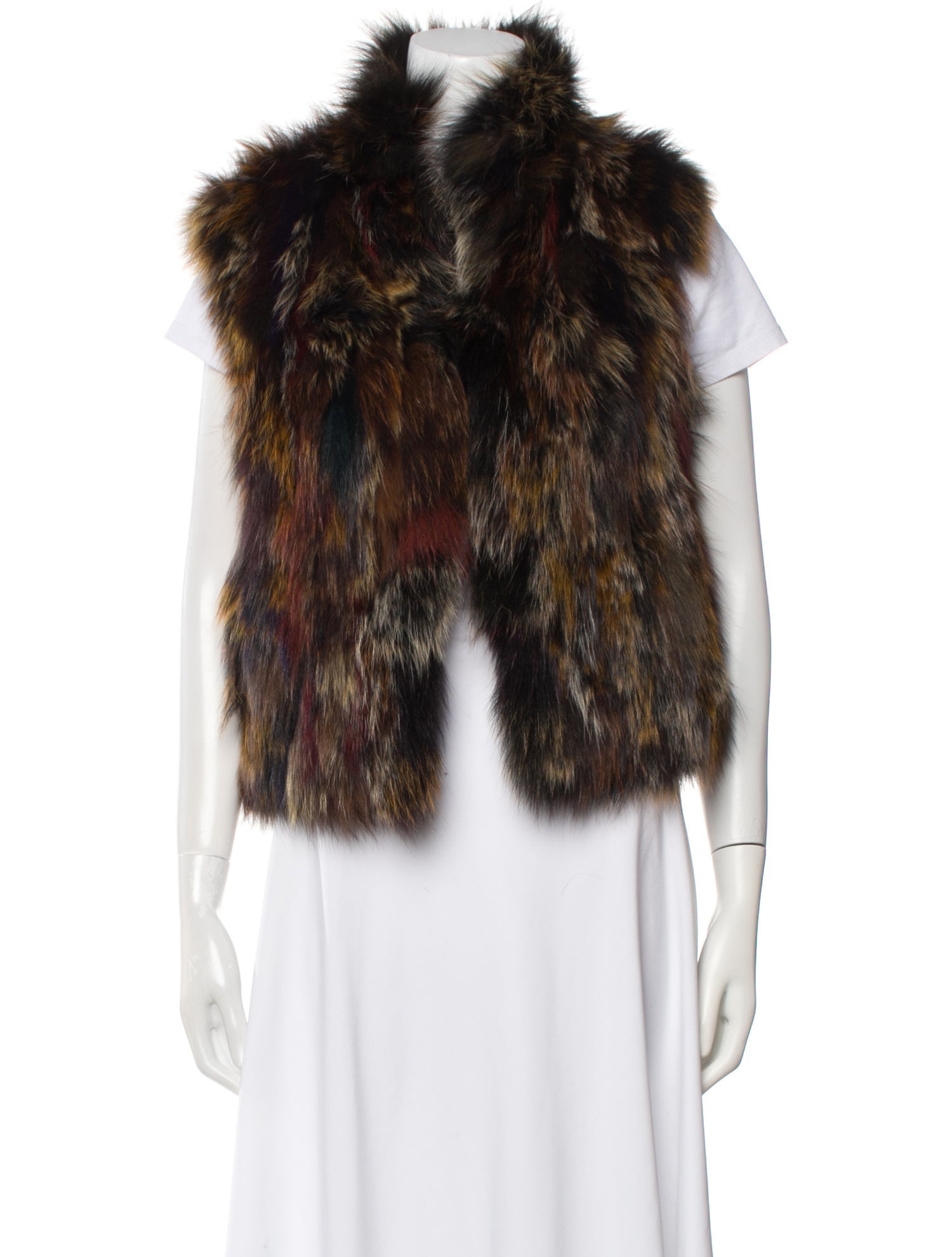 Adrienne Landau Fox Fur Jacket