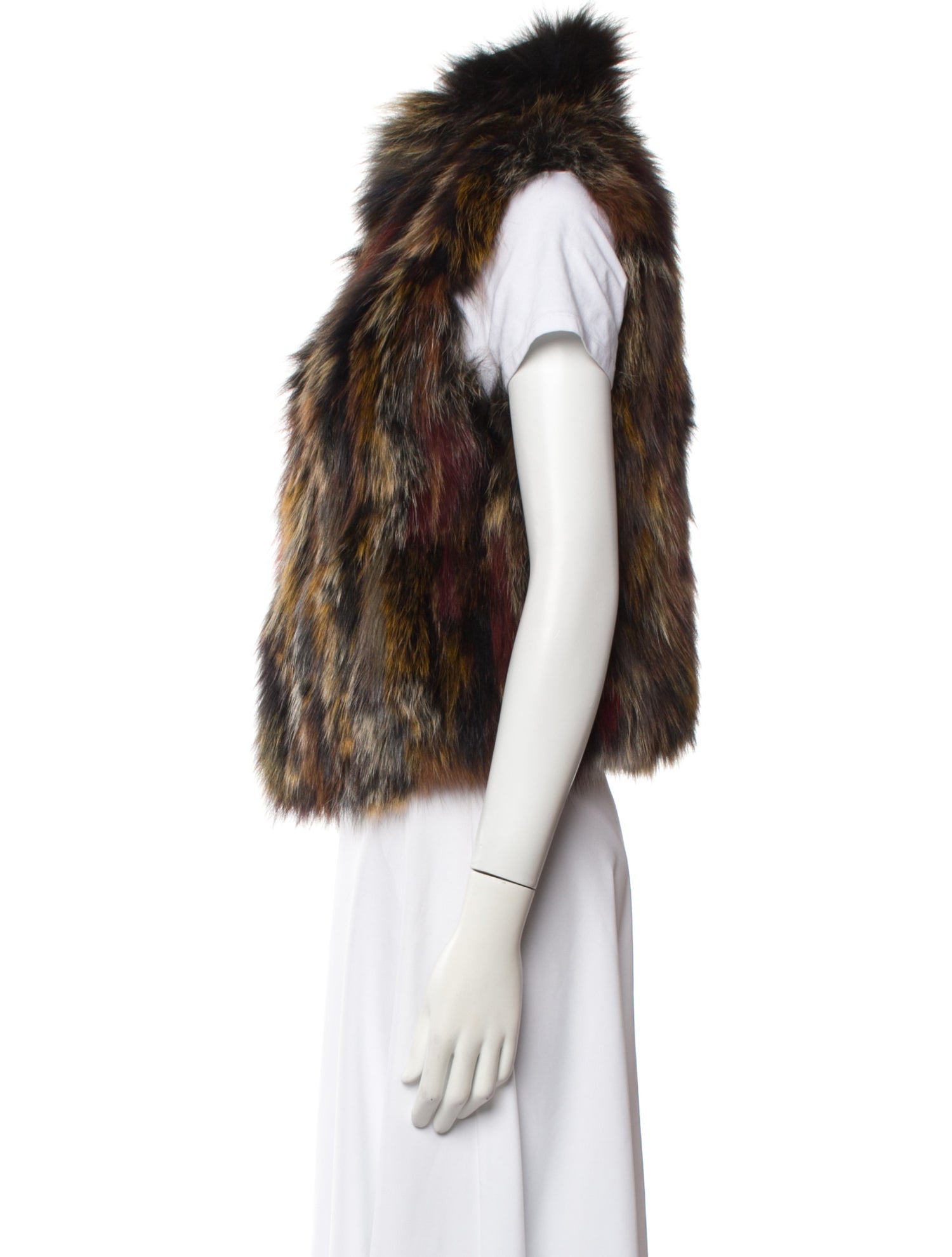 Adrienne Landau Fox Fur Jacket