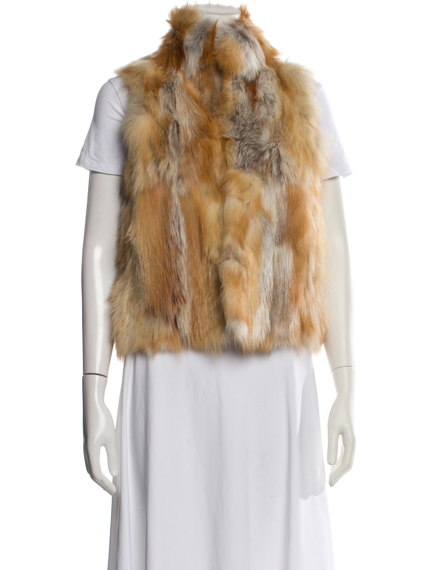 Adrienne Landau Fox Fur Jacket