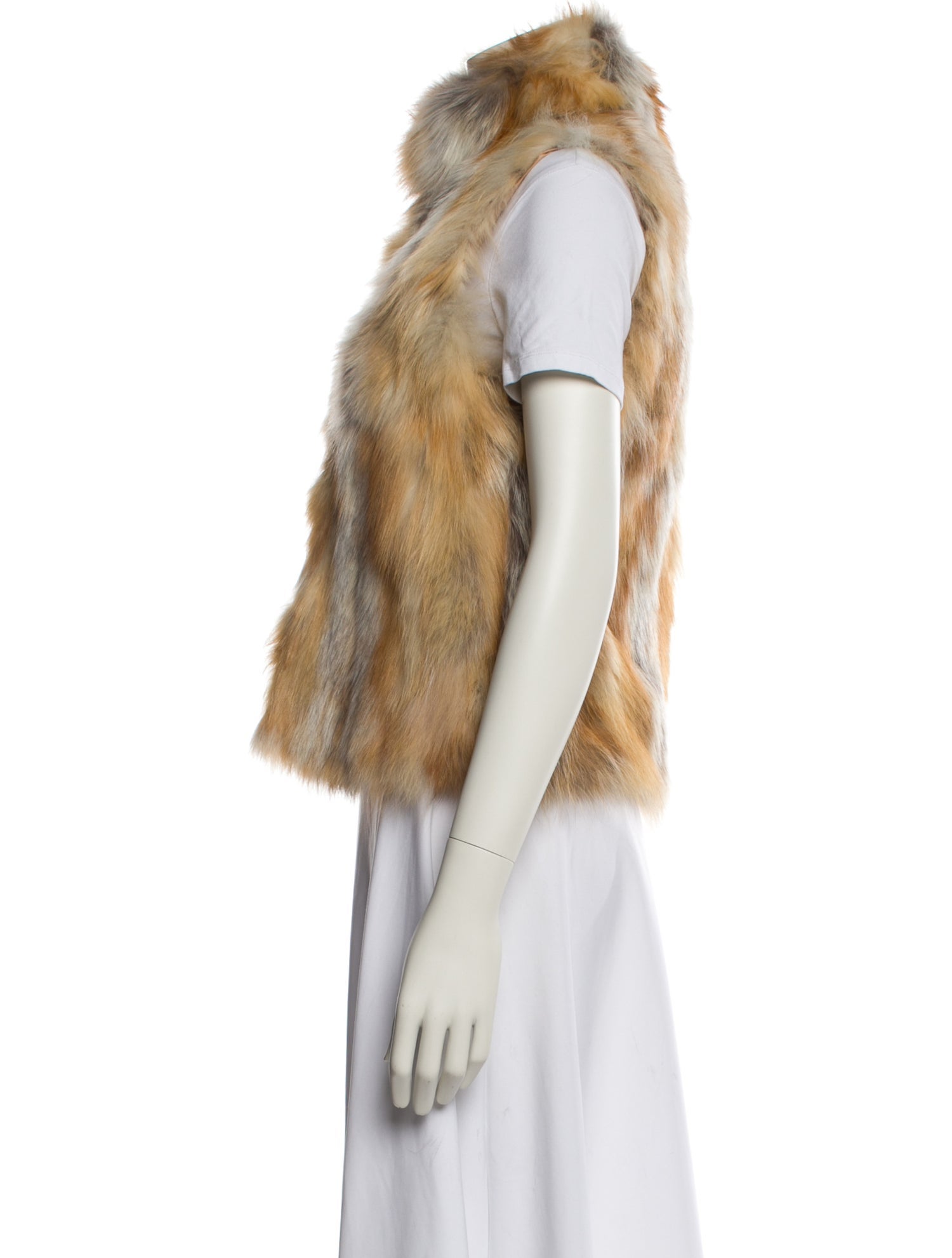 Adrienne Landau Fox Fur Jacket
