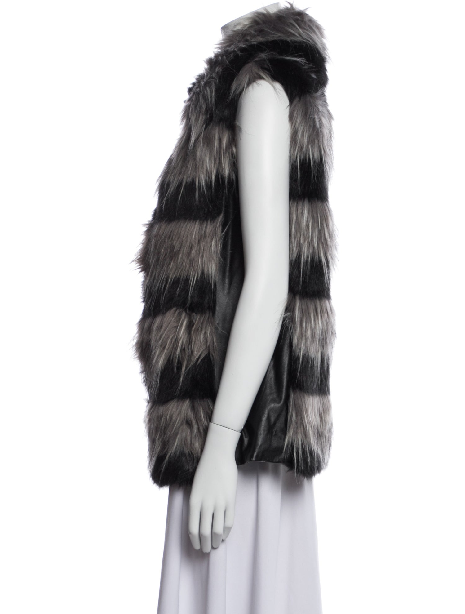 Adrienne Landau Striped Vest