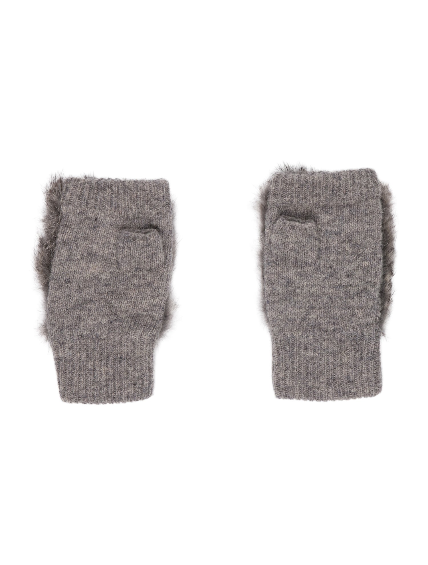 Adrienne Landau Fingerless Wool Gloves.