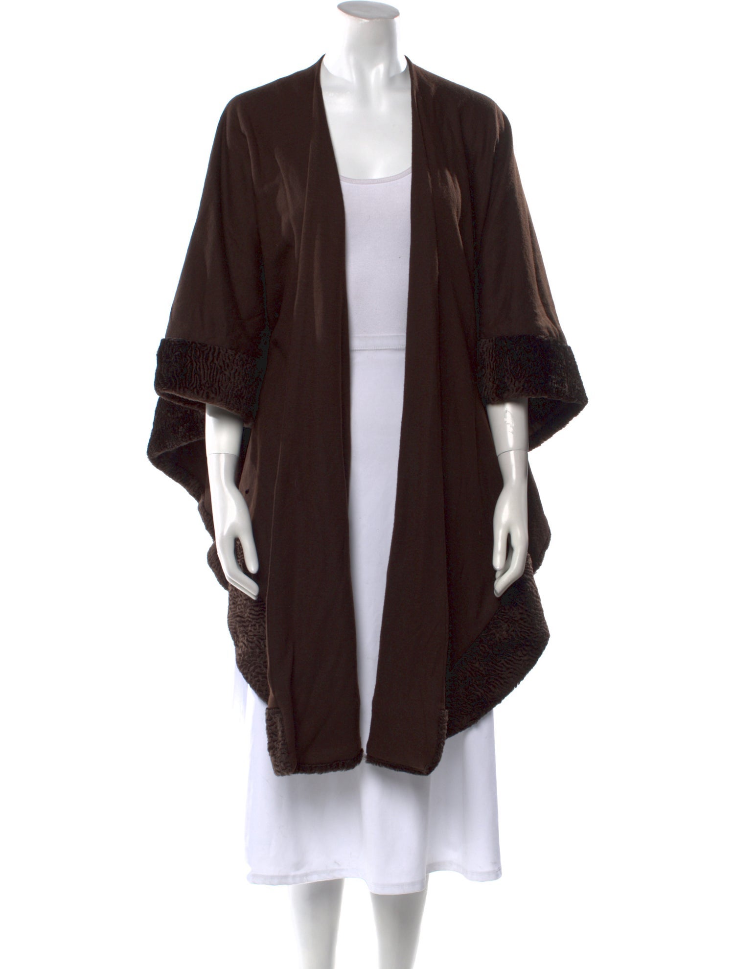 Adrienne Landau Open Front Sweater