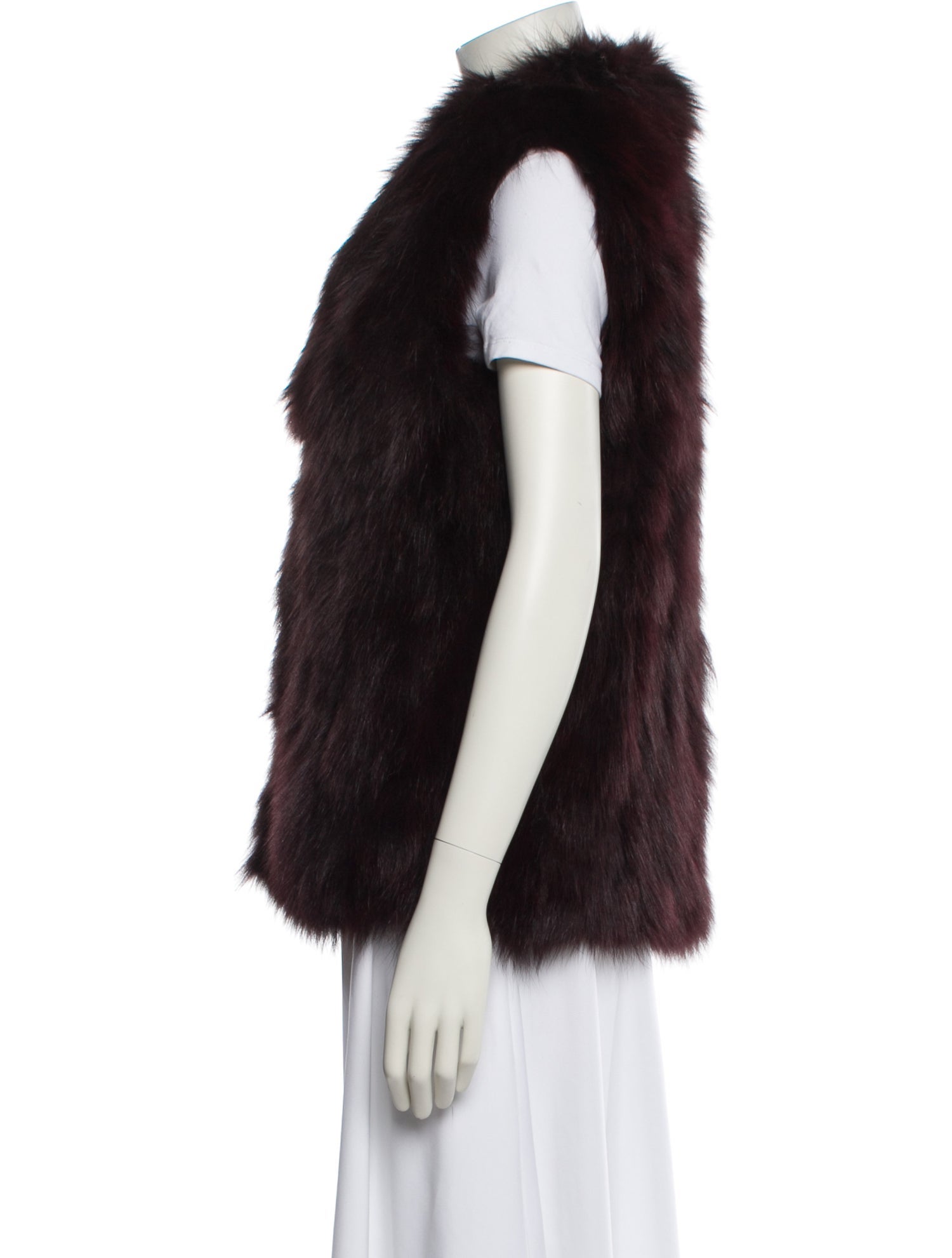 Adrienne Landau Fox Faux Fur Jacket