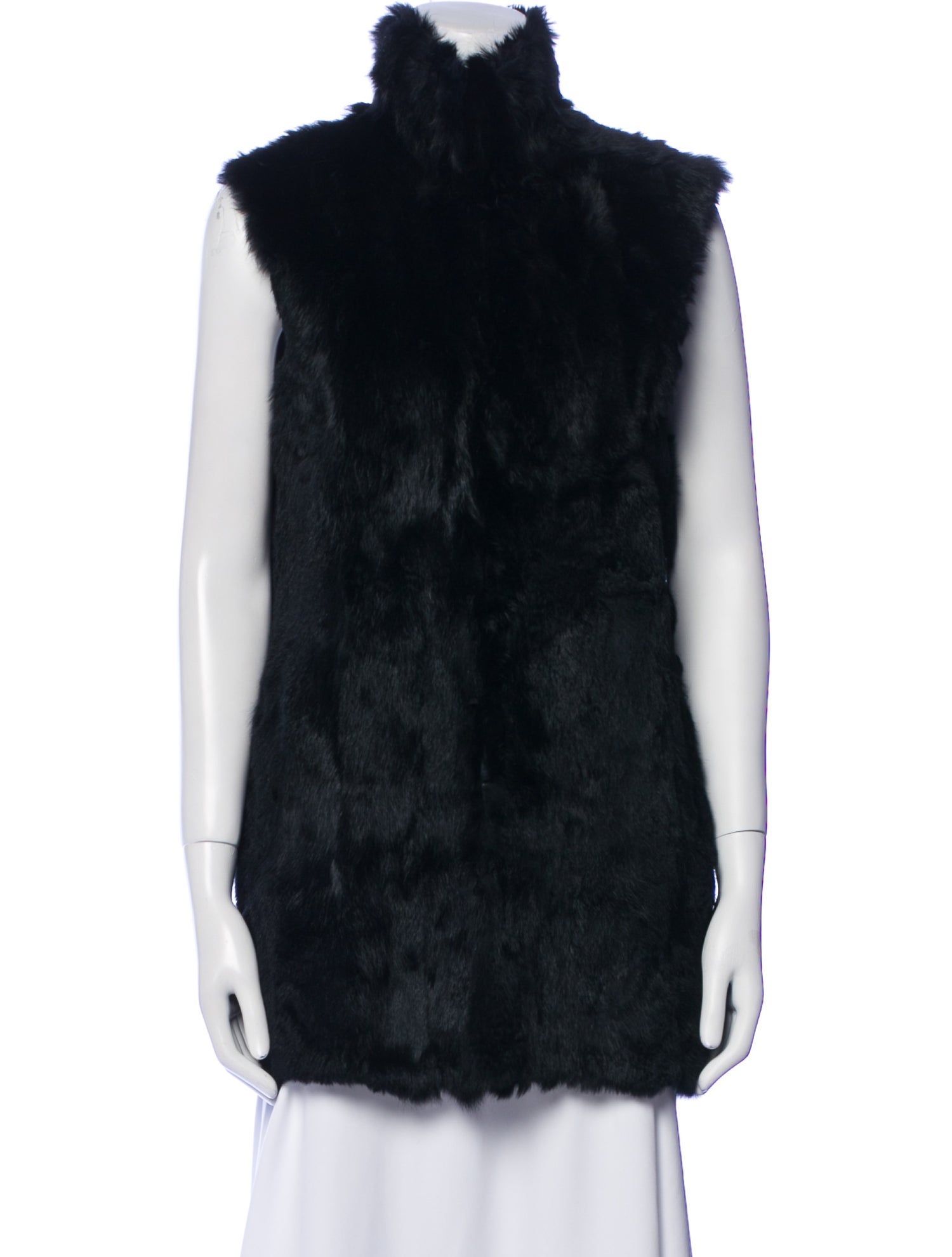 Adrienne Landau Faux Fur Vest