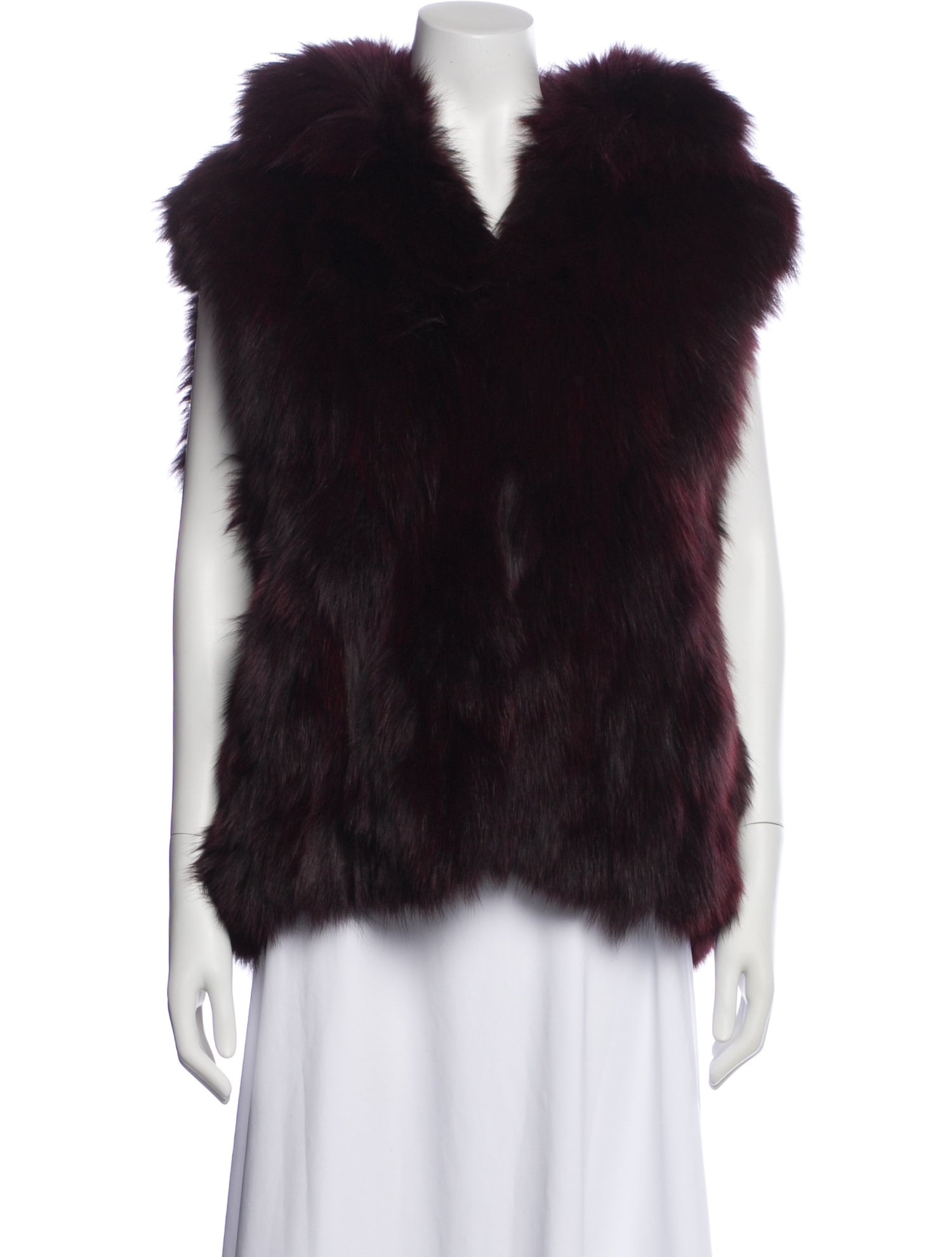 Adrienne Landau Fox Fur Jacket