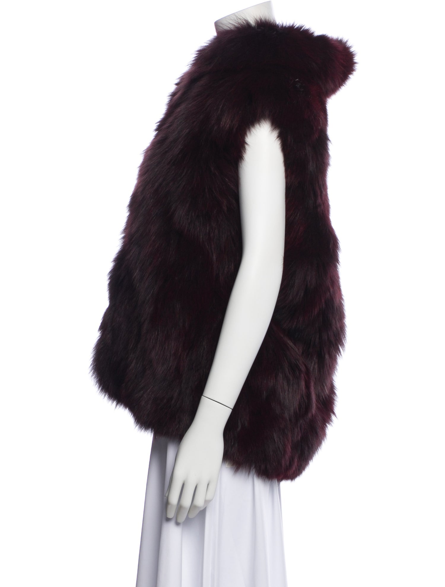 Adrienne Landau Fox Fur Jacket