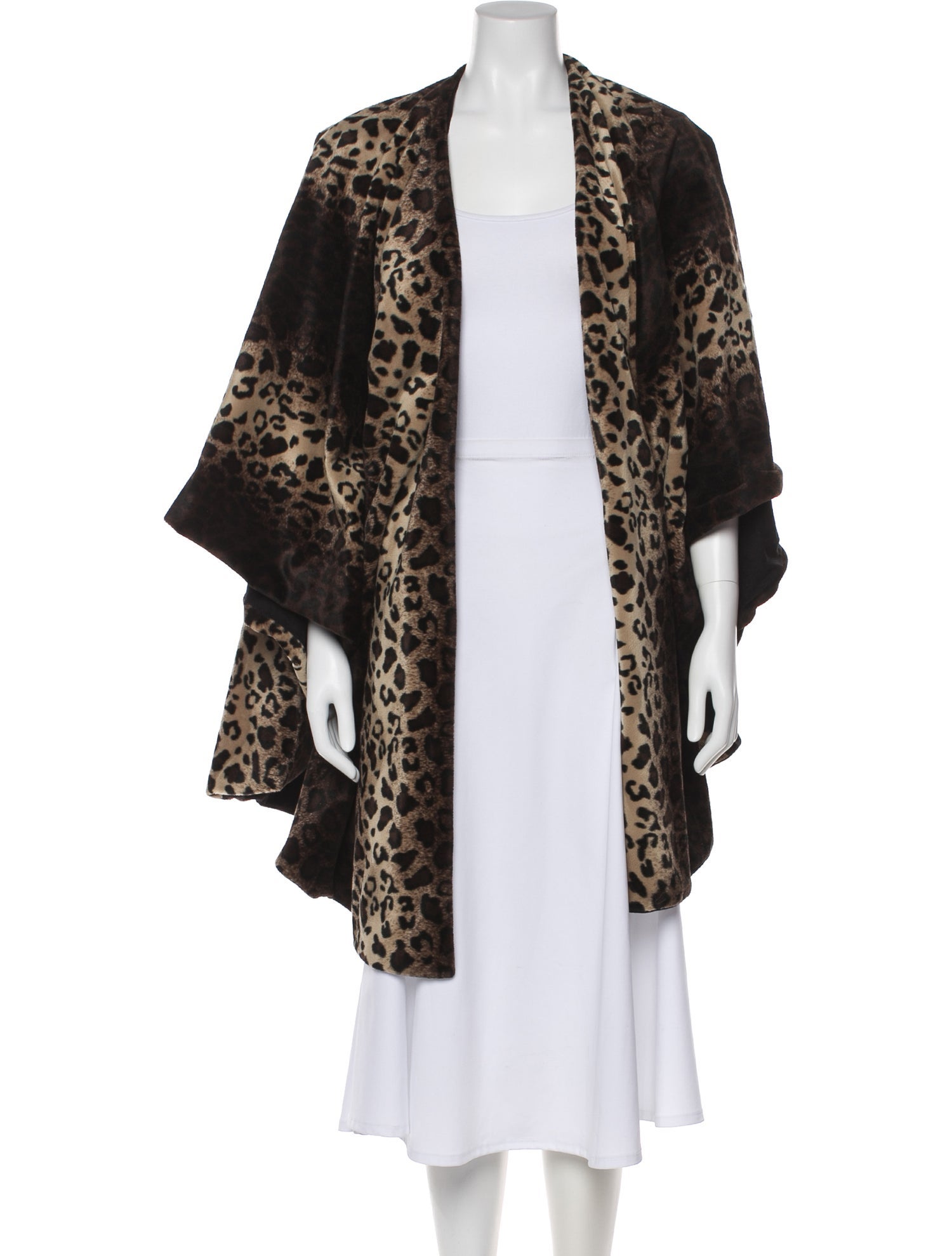 Adrienne Landau Wool Animal Print Scarf