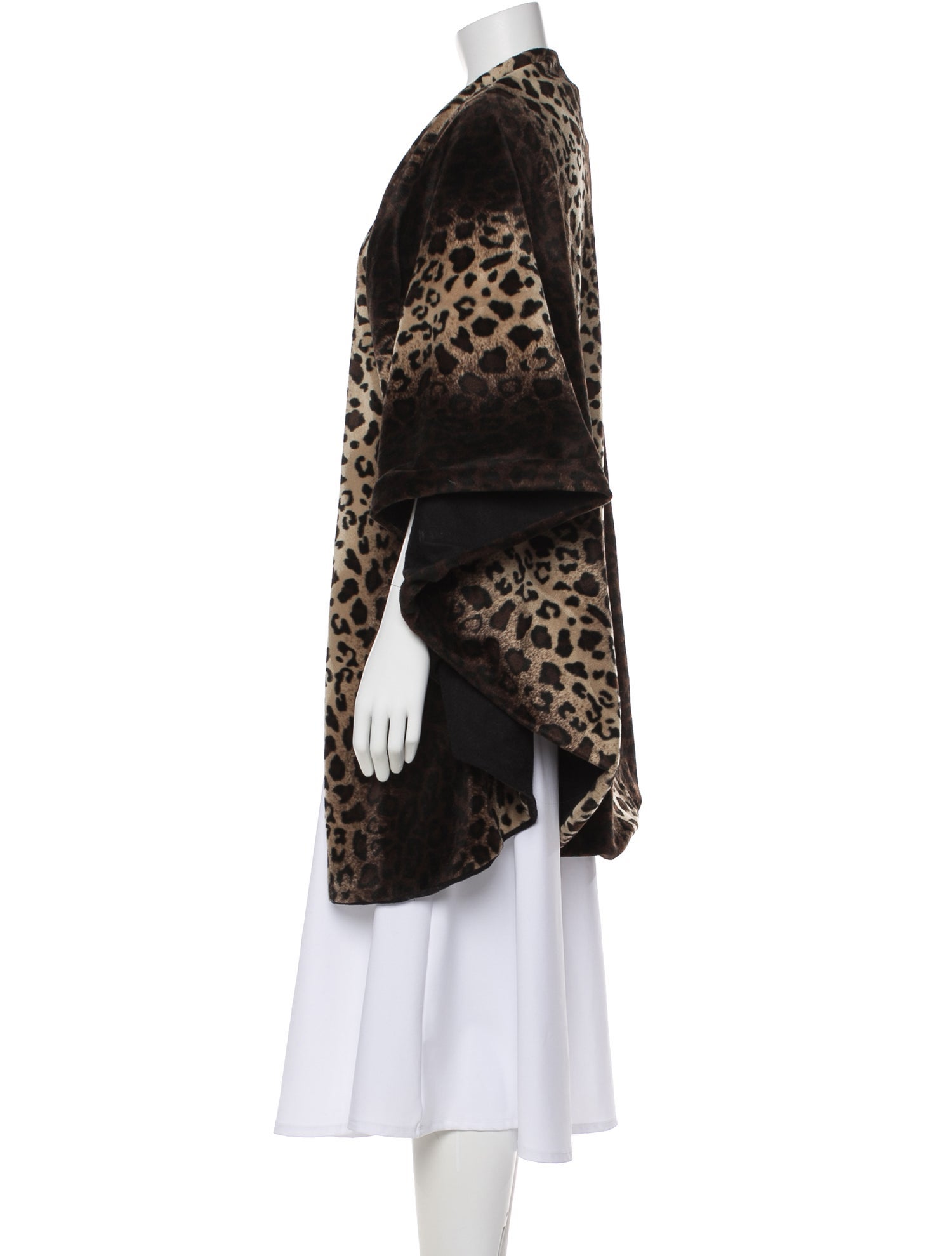 Adrienne Landau Wool Animal Print Scarf