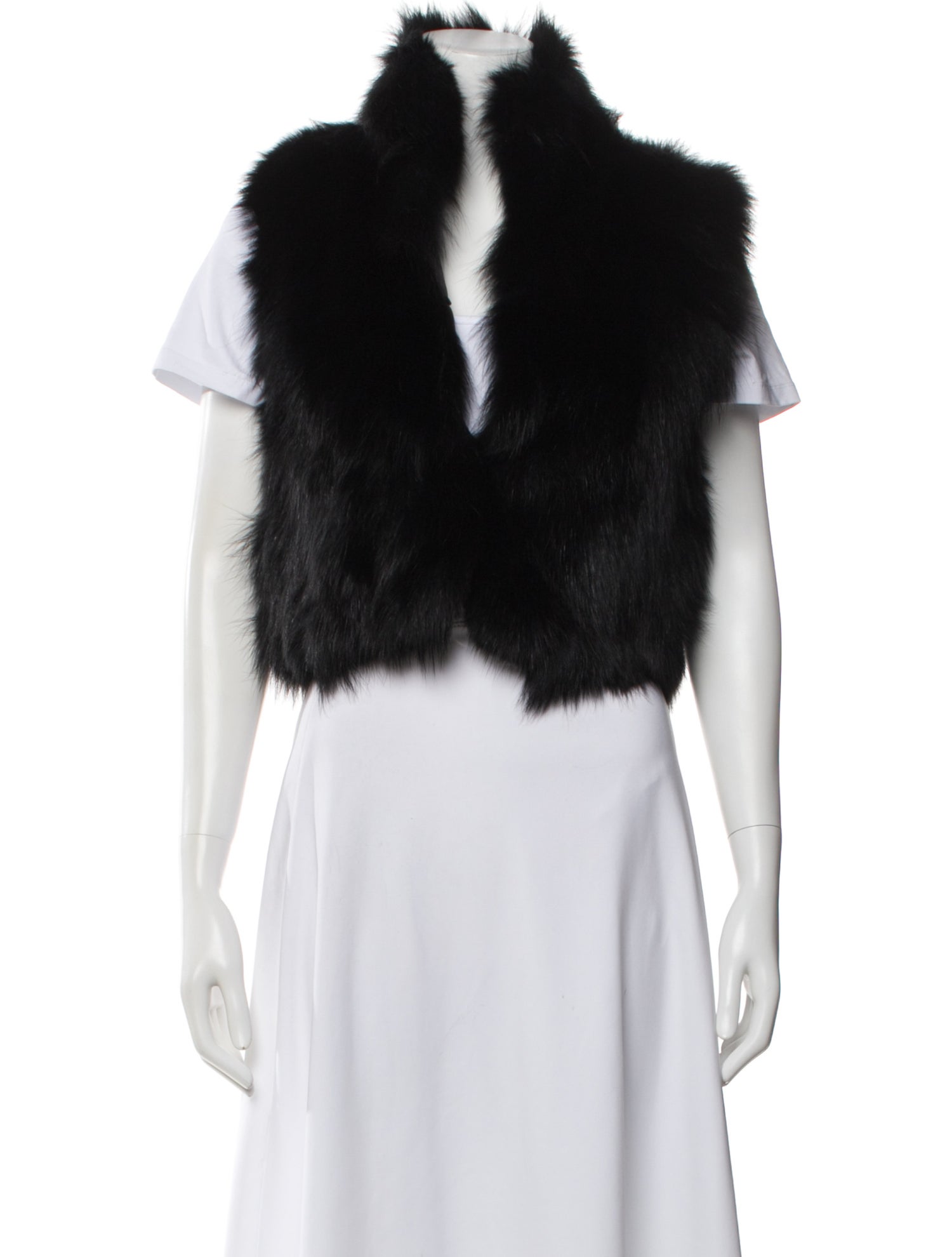 Adrienne Landau Faux Fur Vest