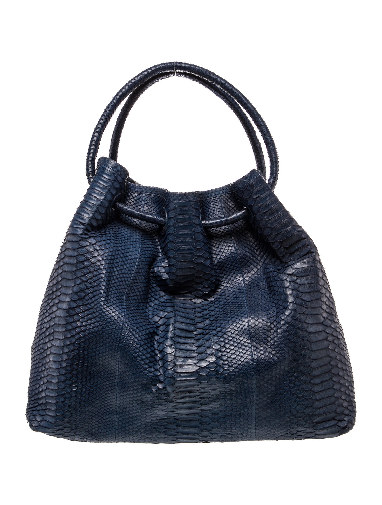 Adriana Castro Python Bucket Bag