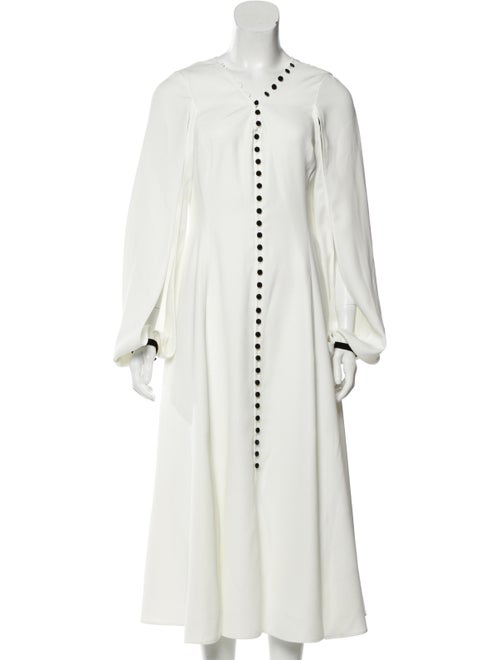 Adeam Button-Up Midi Dress