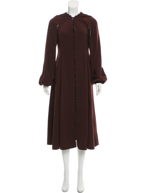 Adeam Long Sleeve Maxi Dress