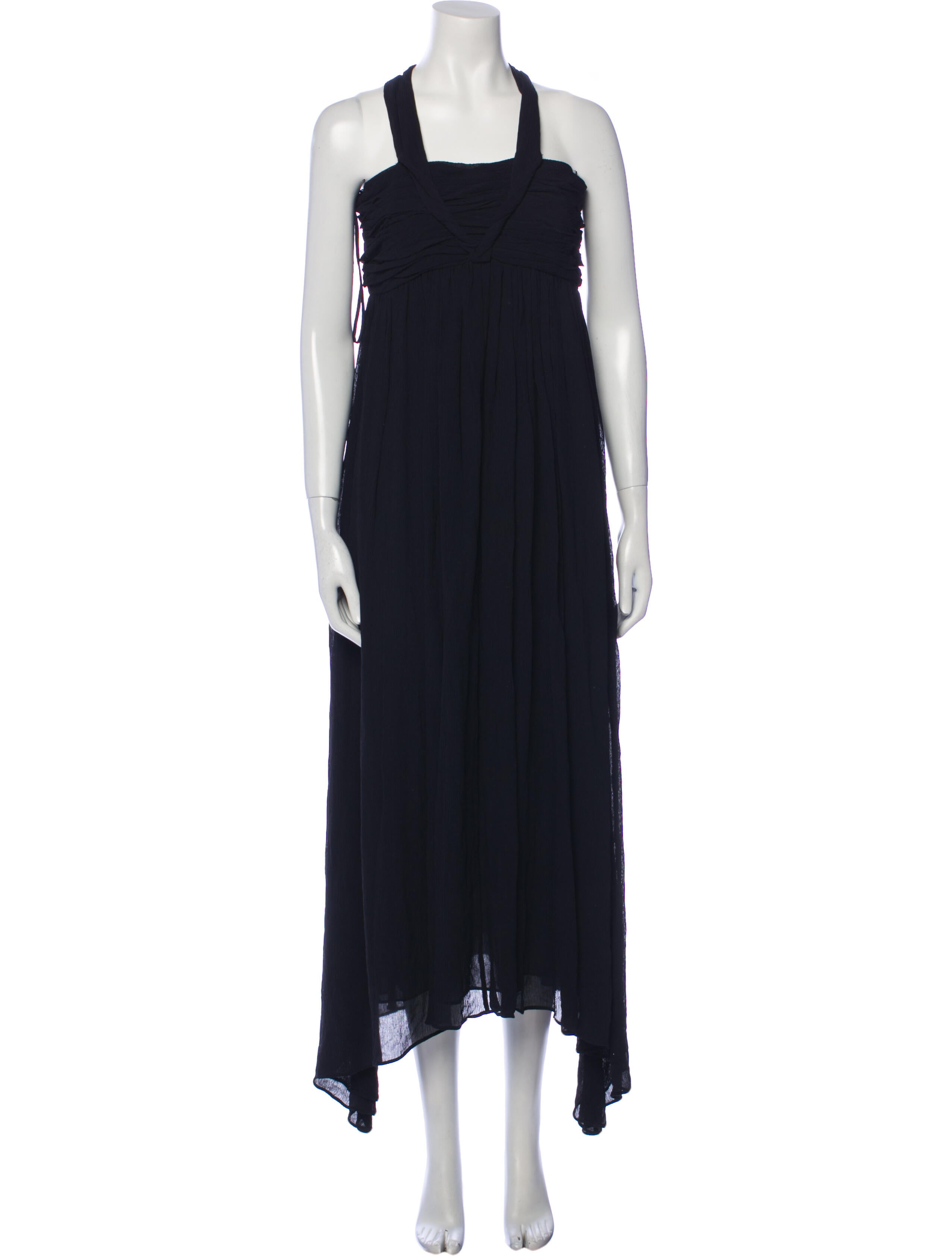 Adeam Square Neckline Long Dress