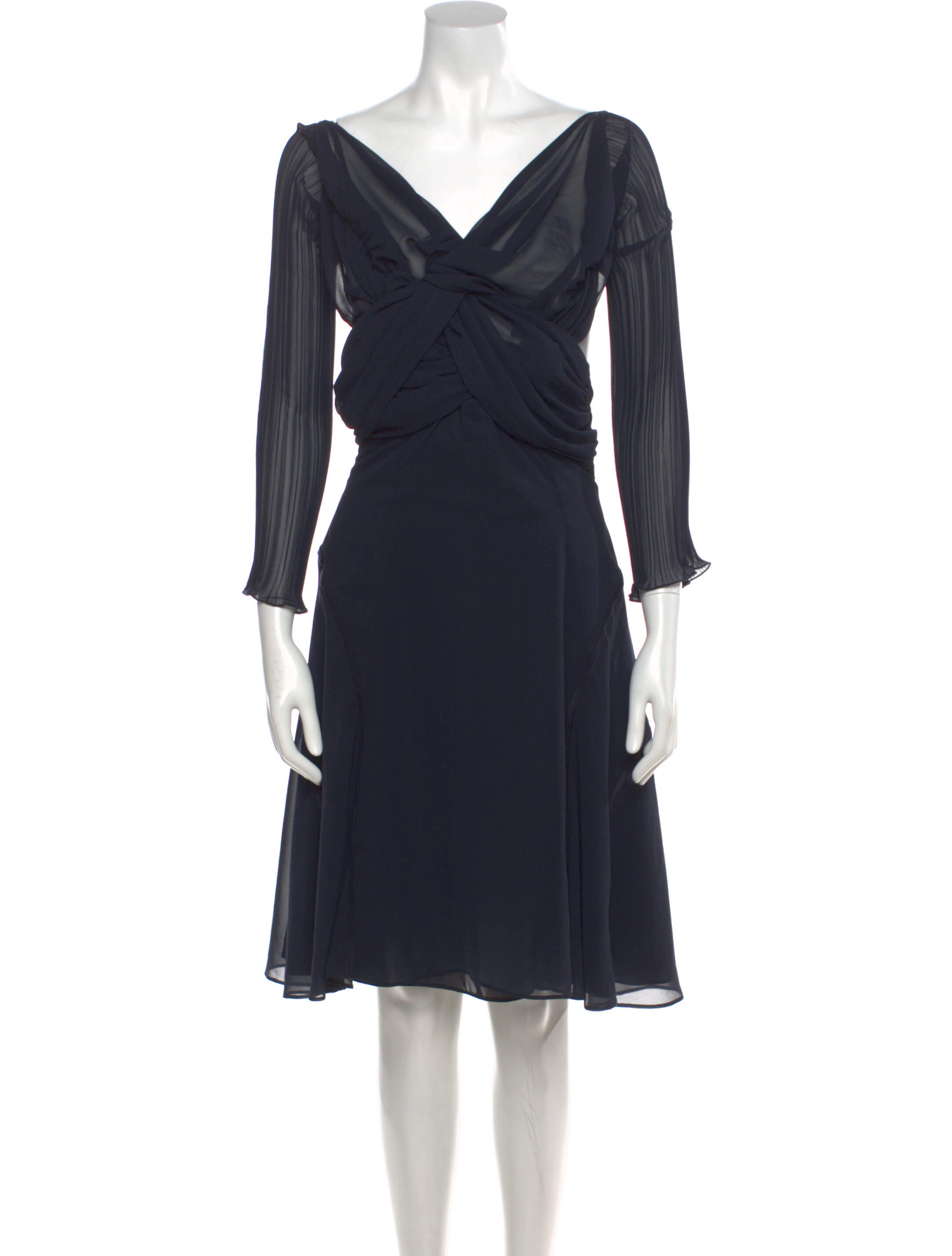 Adeam V-Neck Mini Dress