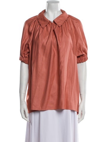 Adeam Tops Short Sleeve Blouse L