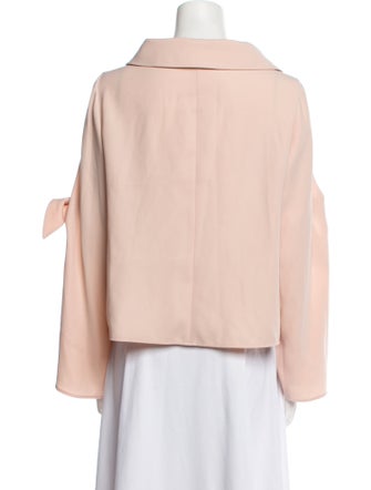 Adeam Long Sleeve Button-Up Top