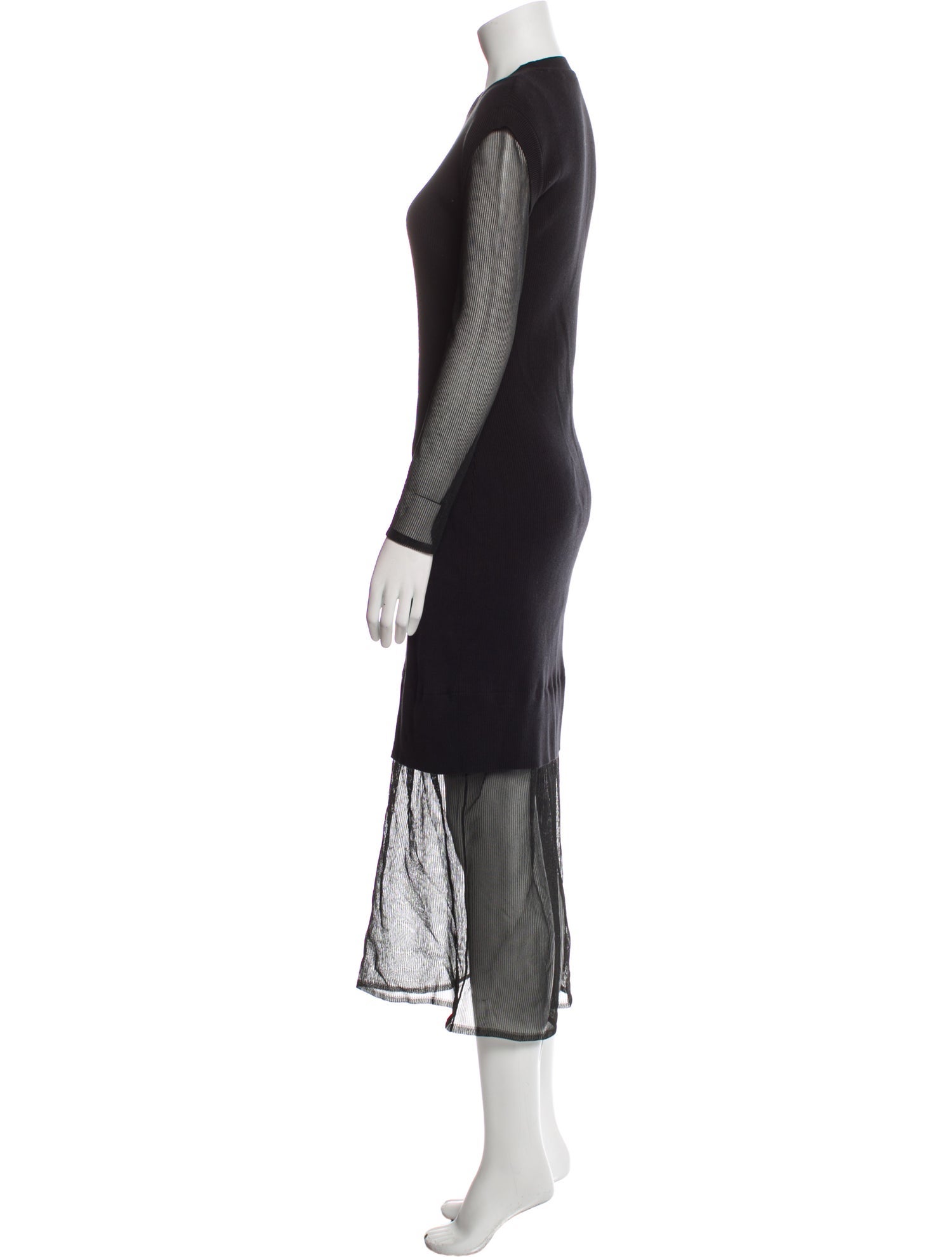 Adeam Crew Neck Long Dress
