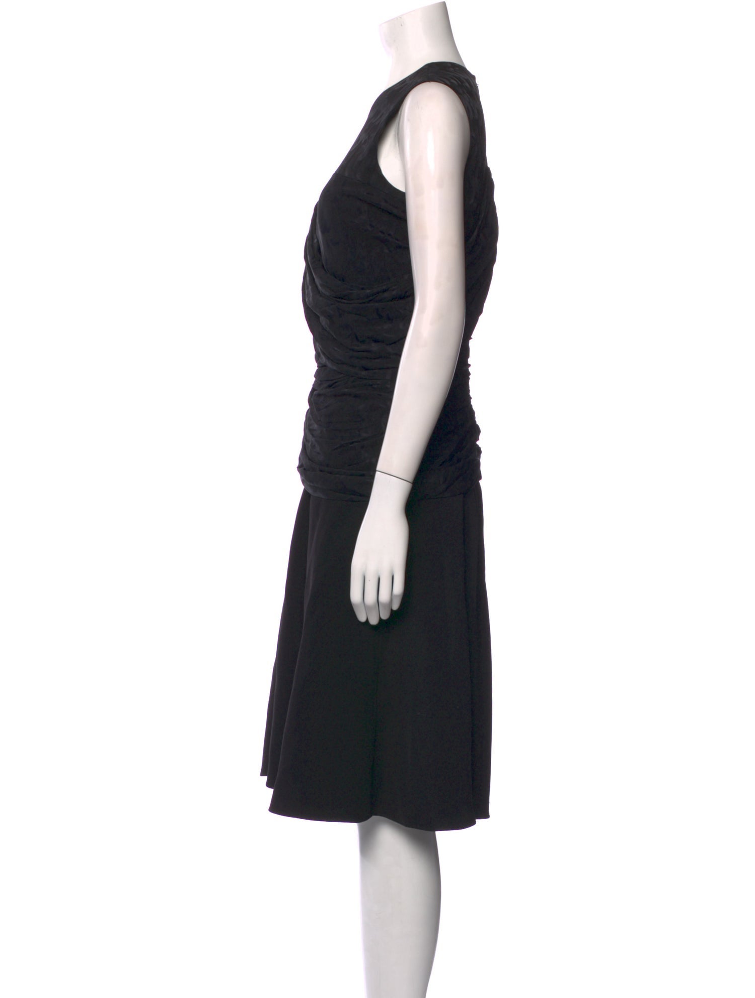 Adeam Scoop Neck Midi Length Dress