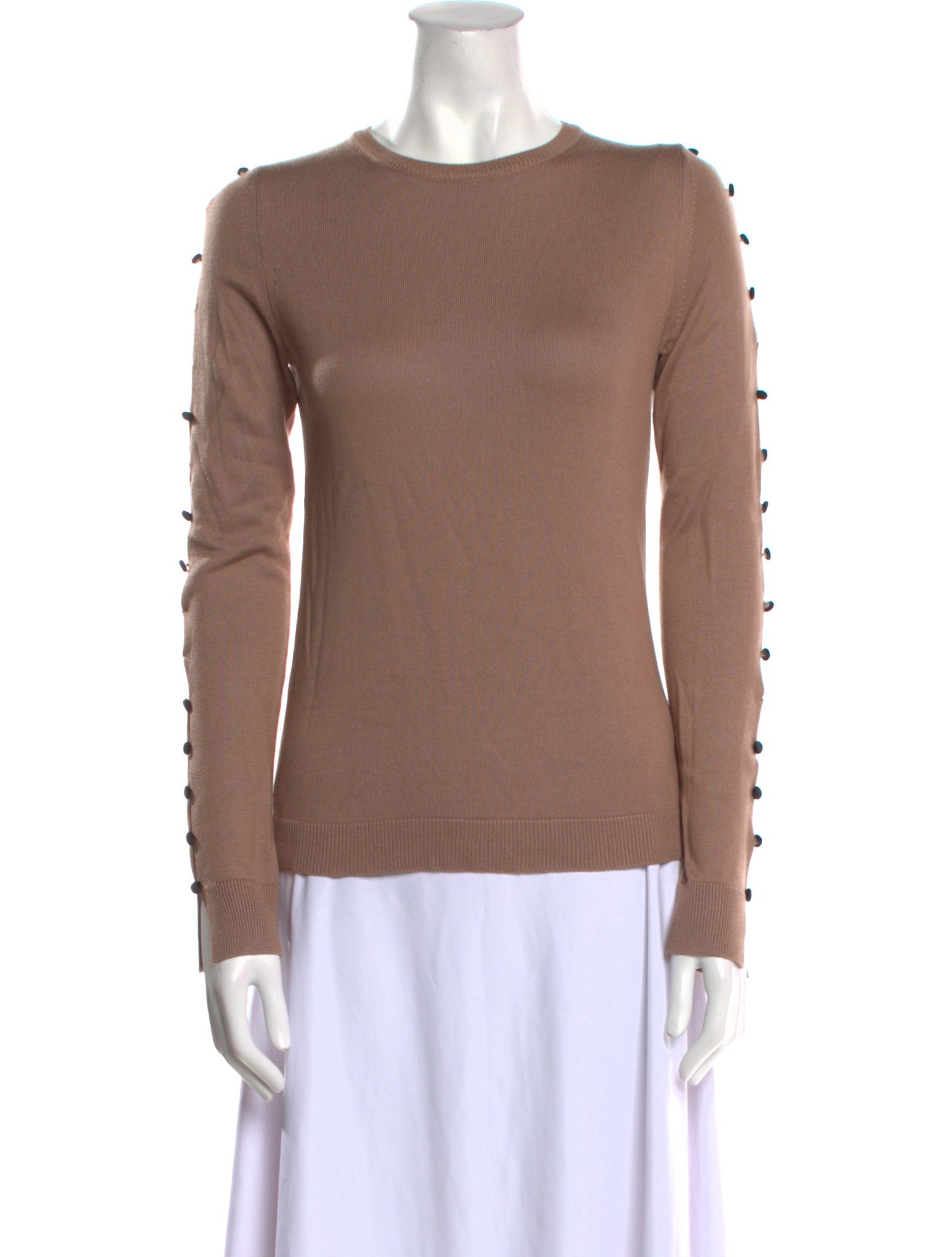 Adeam Silk Crew Neck Sweatshirt