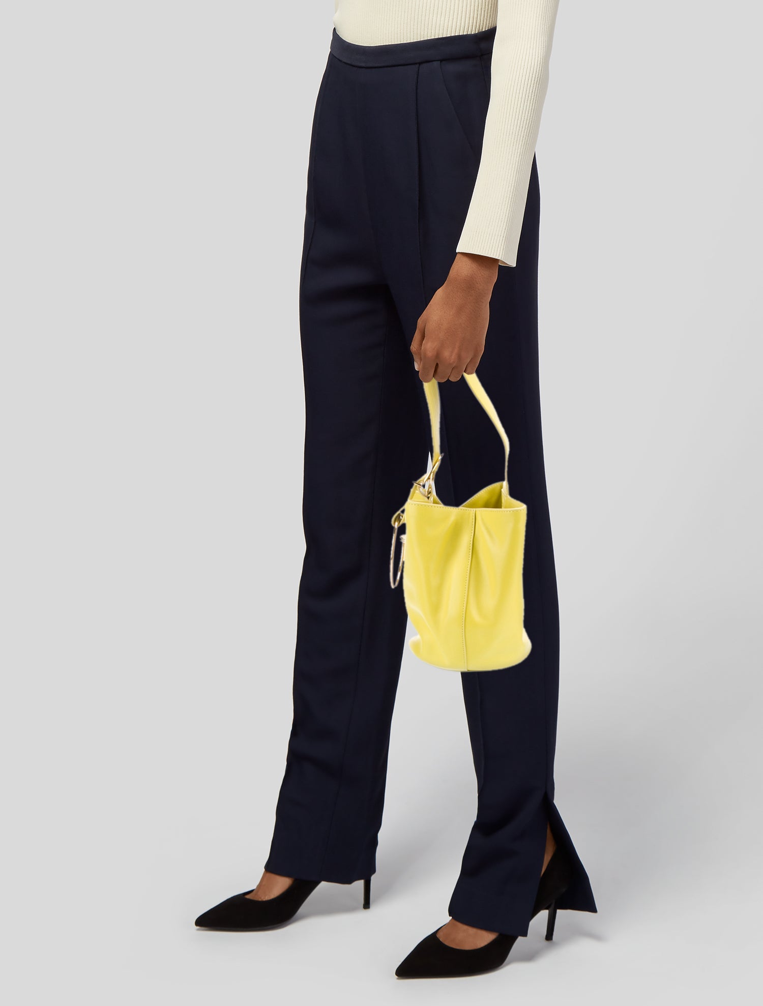 Adeam Leather Top Handle Bag