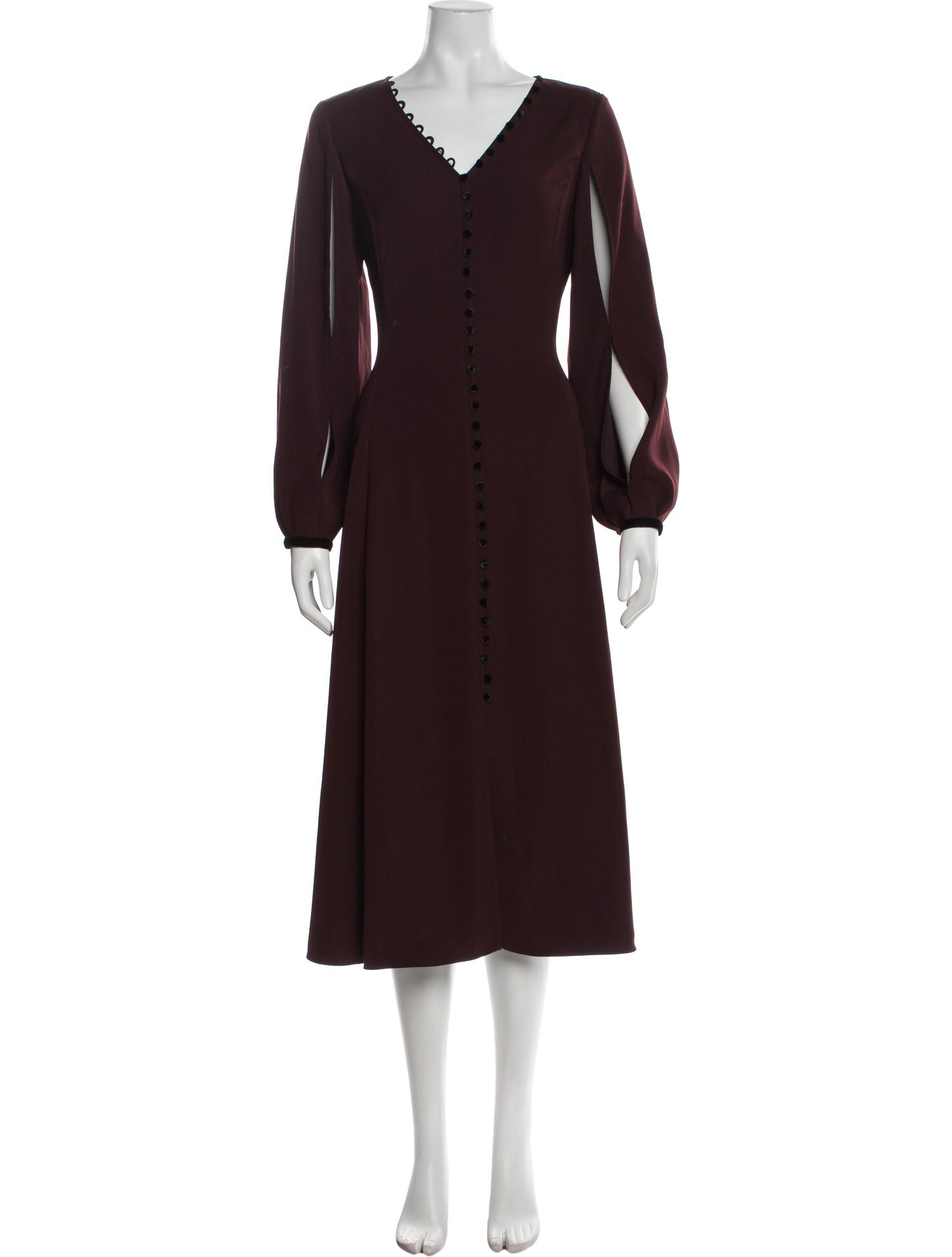 Adeam V-Neck Long Dress