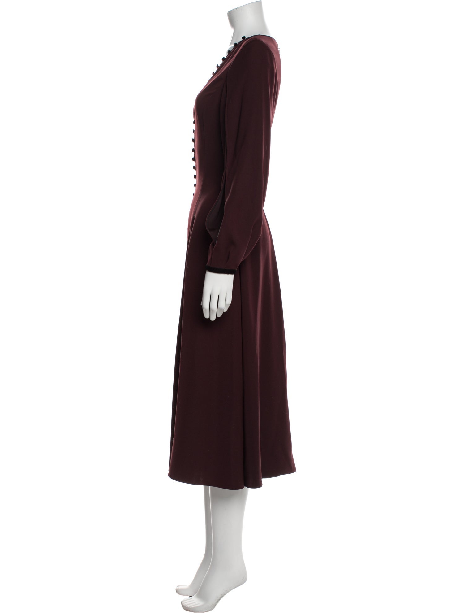 Adeam V-Neck Long Dress