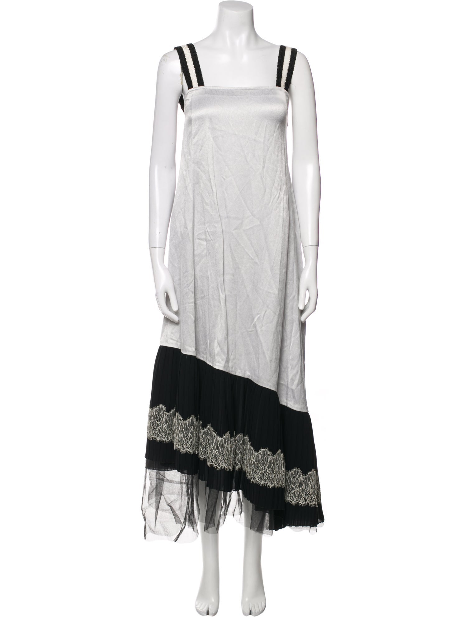 Adeam Printed Long Dress