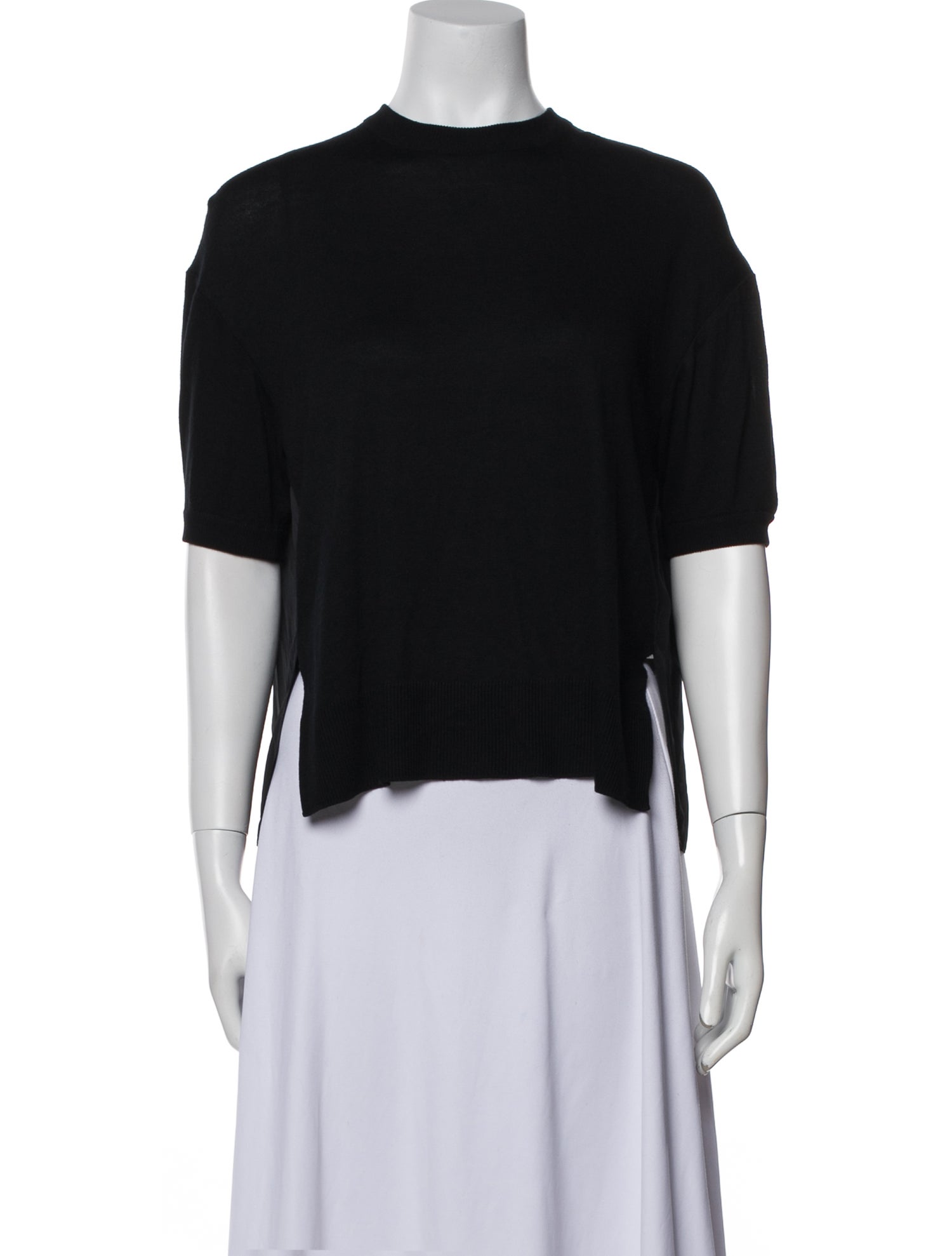 Adeam Crew Neck Short Sleeve Top