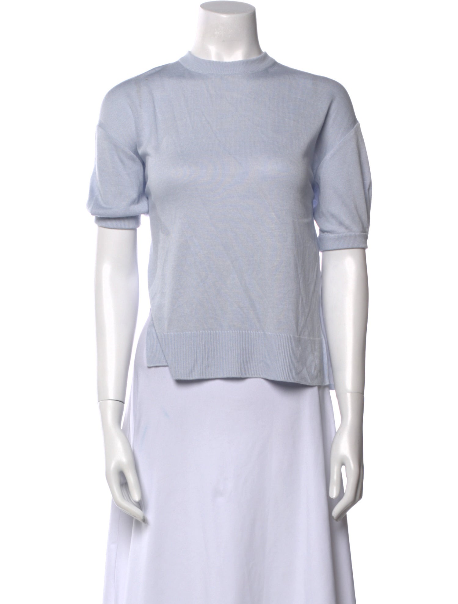 Adeam Crew Neck Short Sleeve T-Shirt