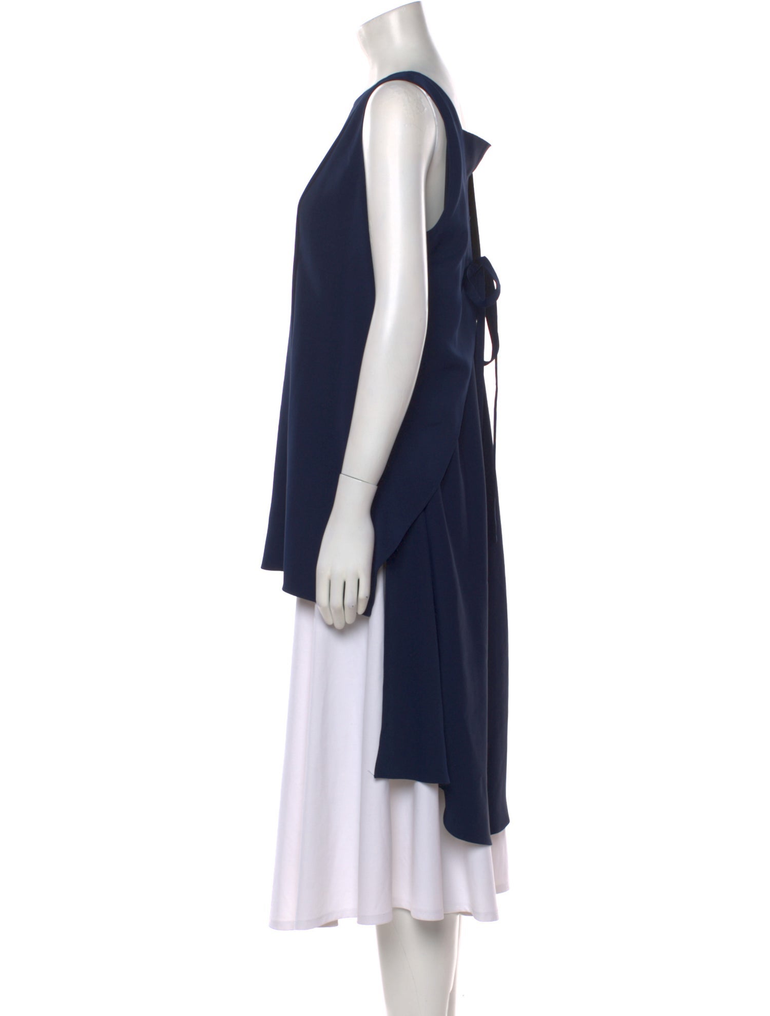Adeam Bateau Neckline Sleeveless Tunic