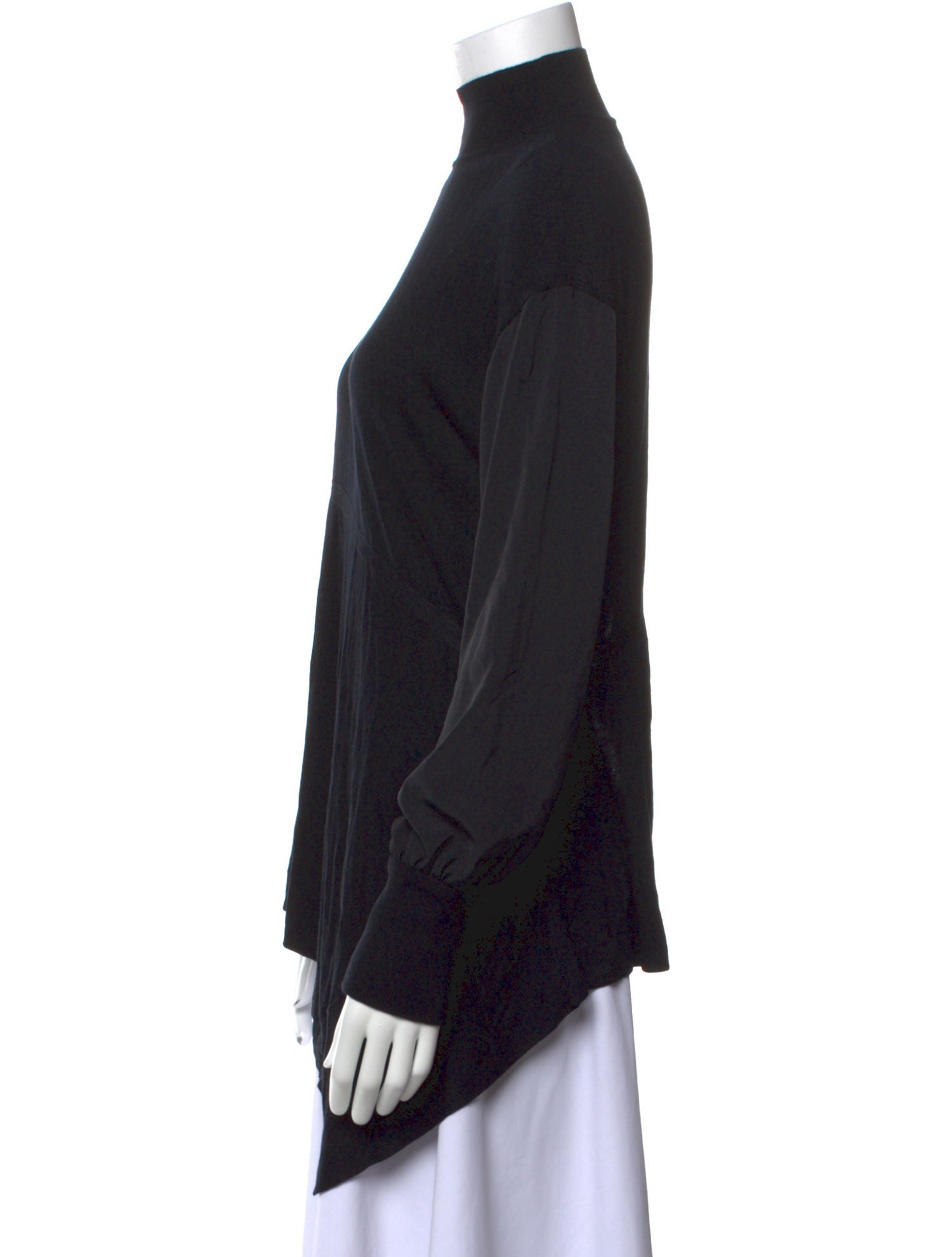 Adeam Silk Turtleneck Blouse