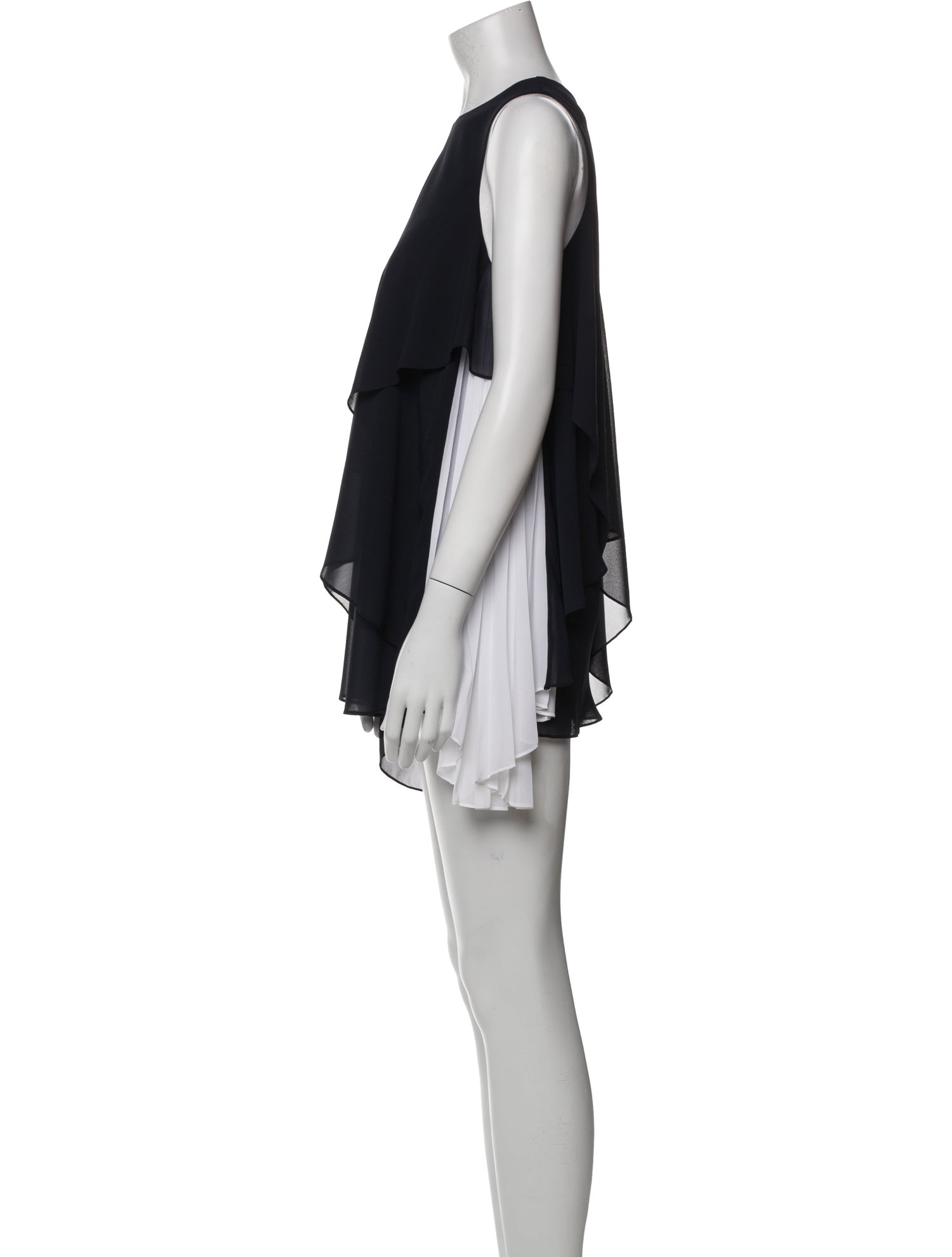 Adeam Crew Neck Mini Dress