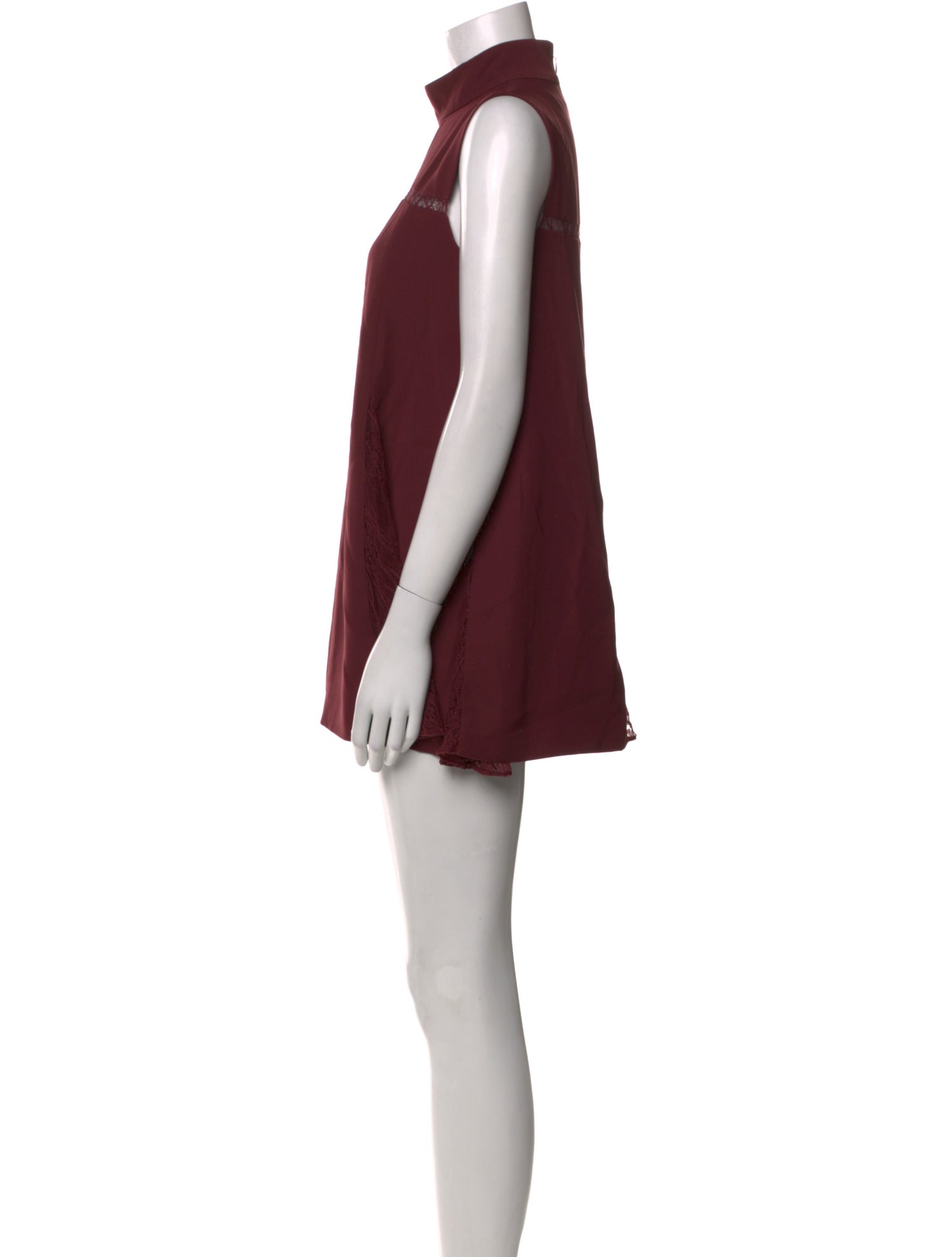 Adeam Mock Neck Mini Dress