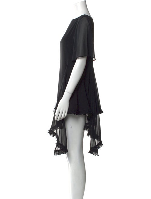 Adeam Bateau Neckline Mini Dress