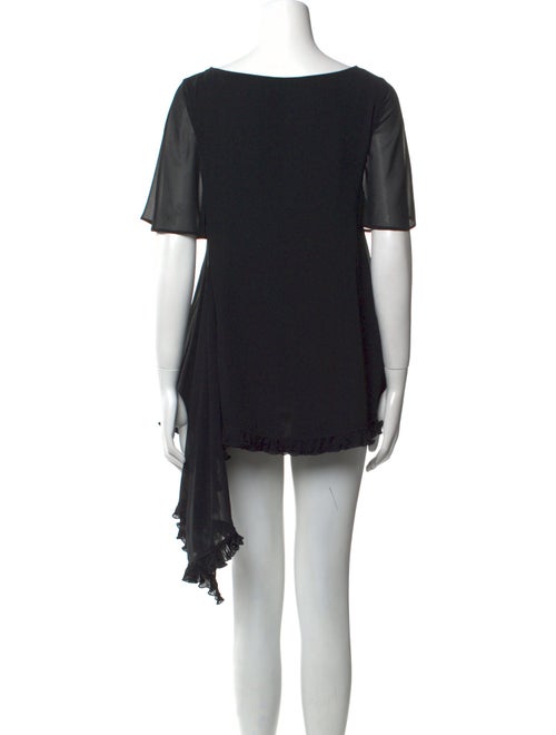 Adeam Bateau Neckline Mini Dress