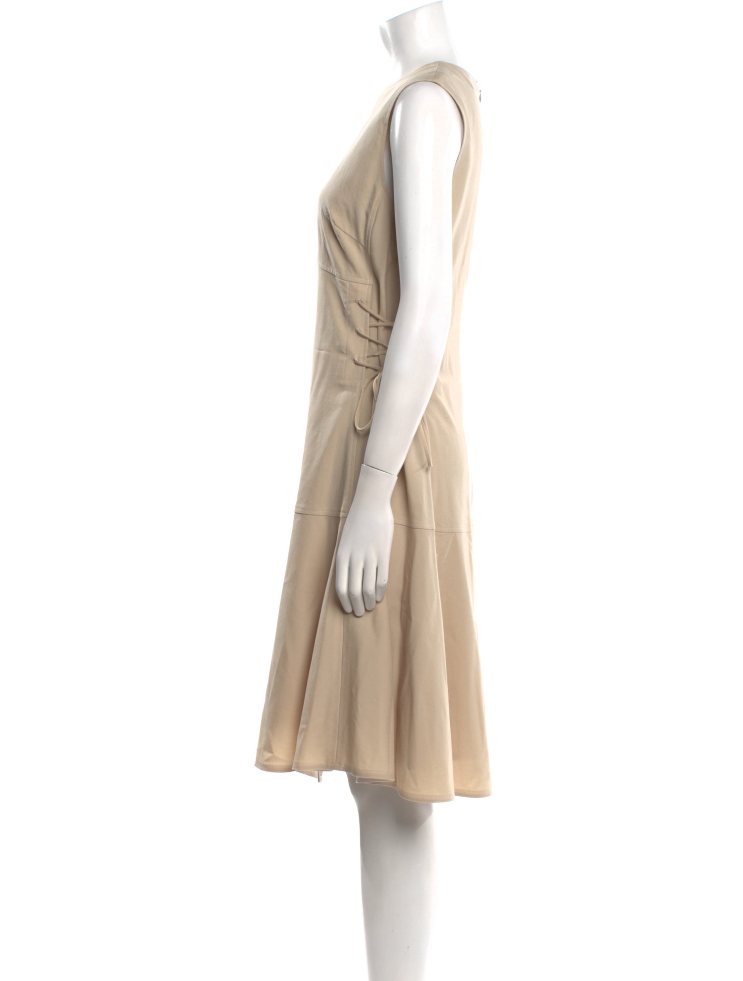 Adeam Wool Midi Length Dress