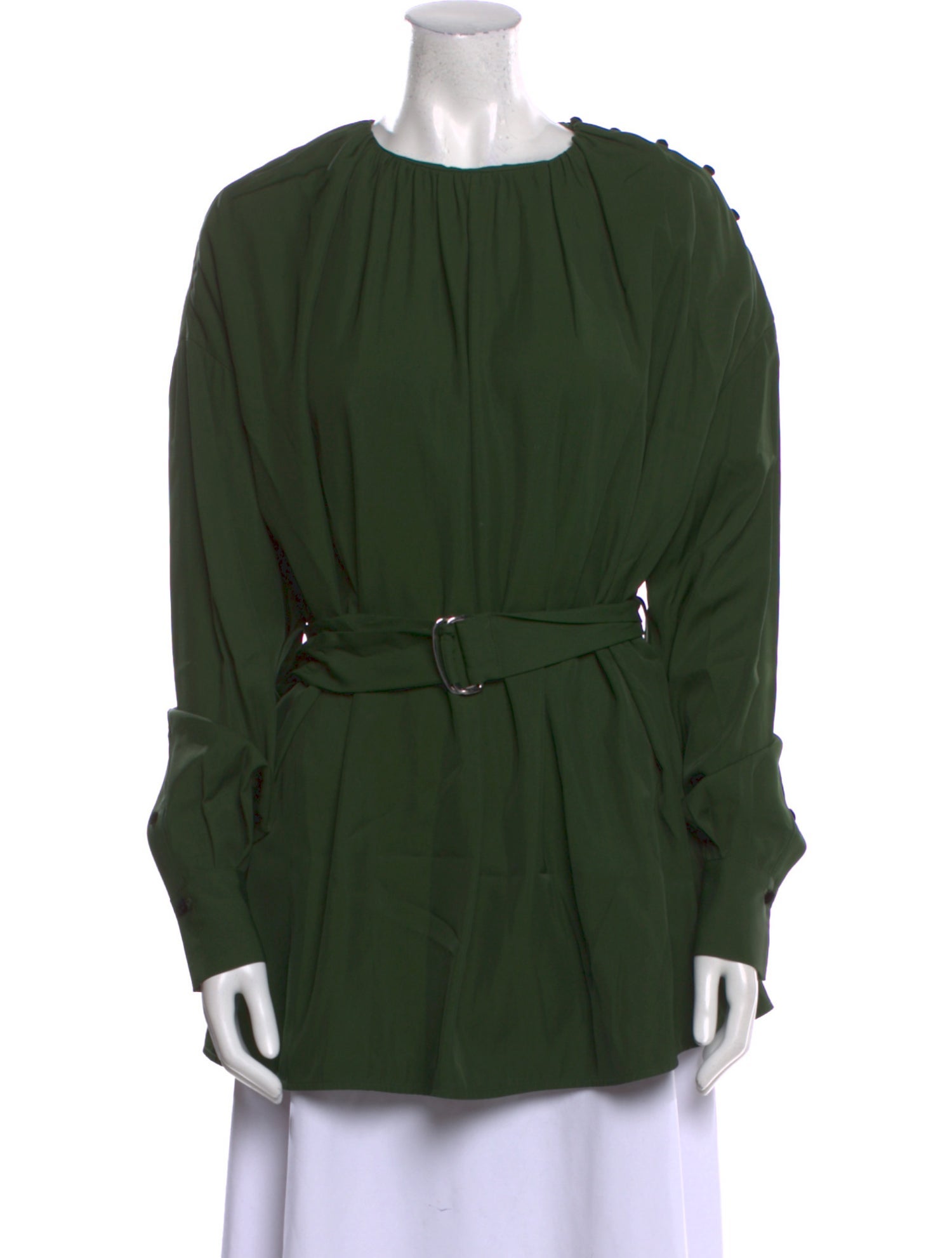 Adeam Crew Neck Long Sleeve Tunic