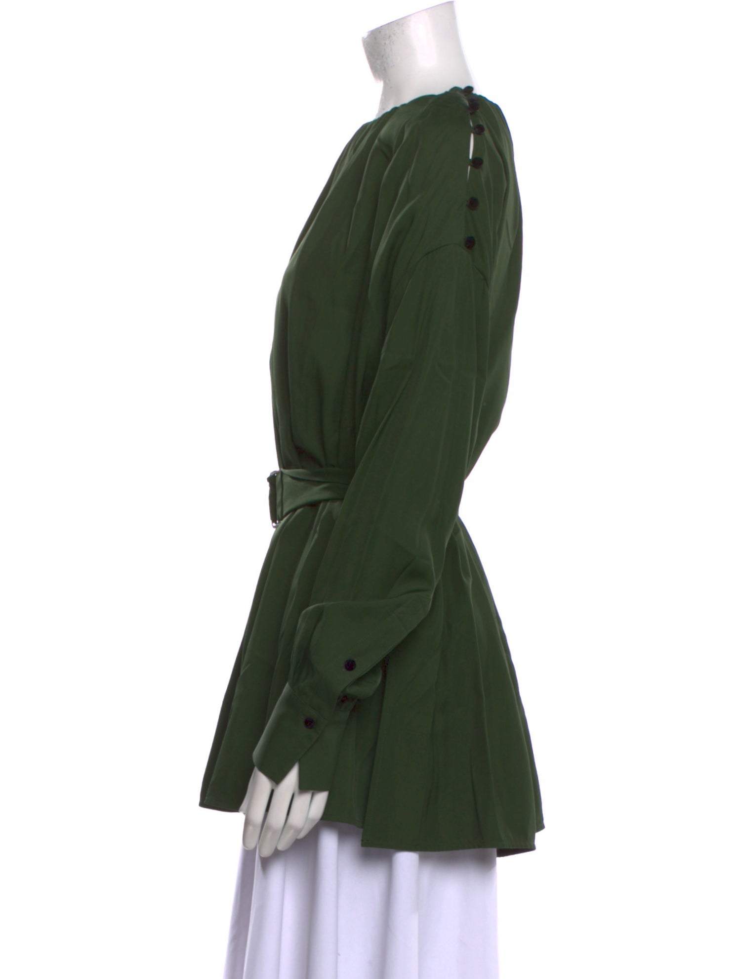 Adeam Crew Neck Long Sleeve Tunic