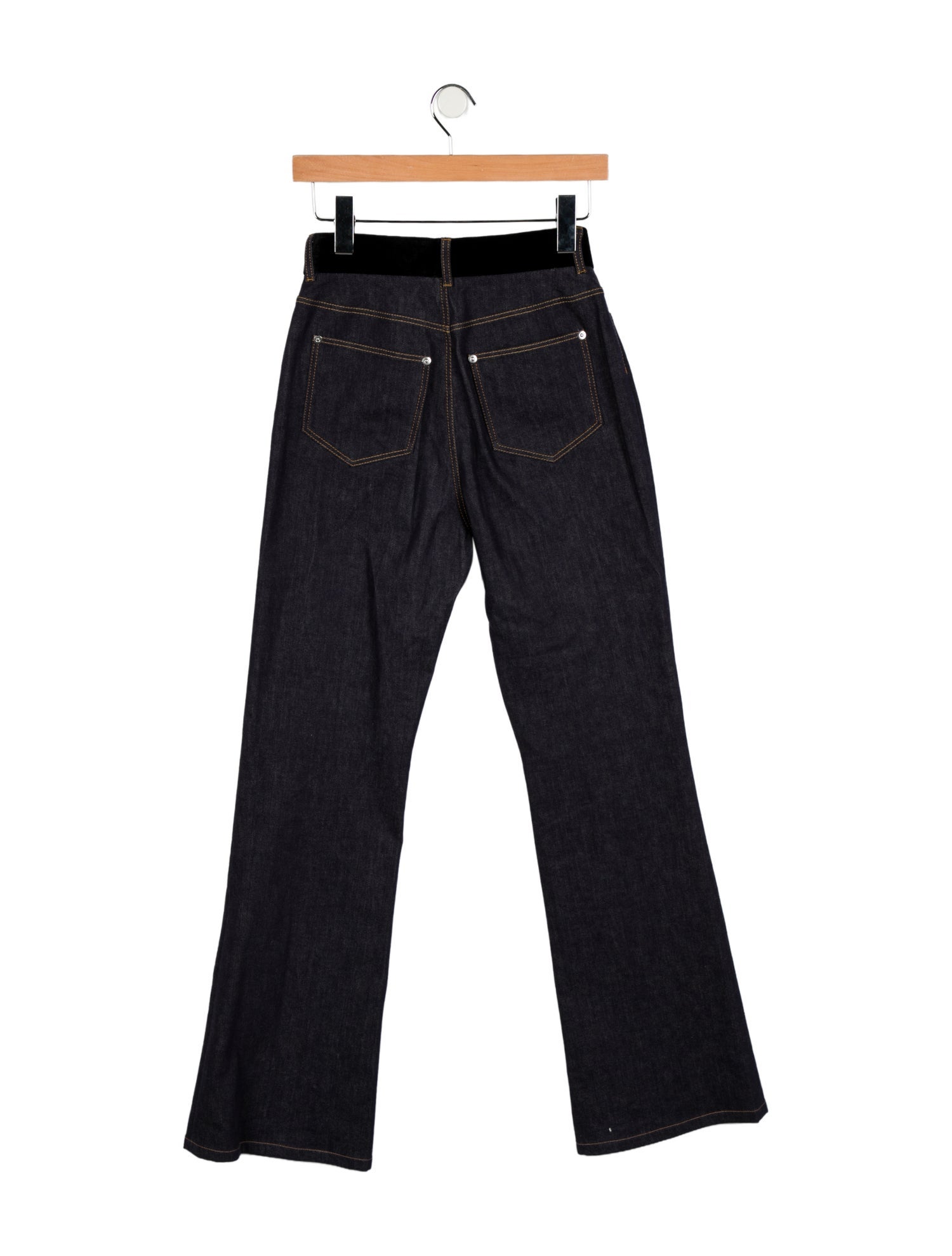 Adeam High-Rise Wide Leg Jeans