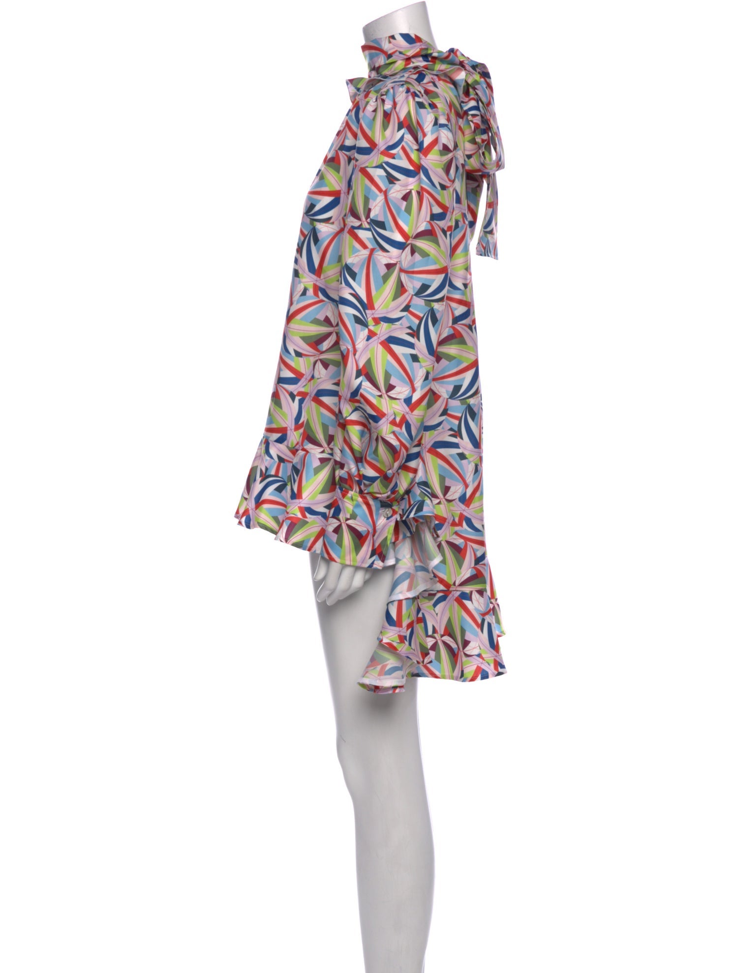 Adeam Printed Mini Dress