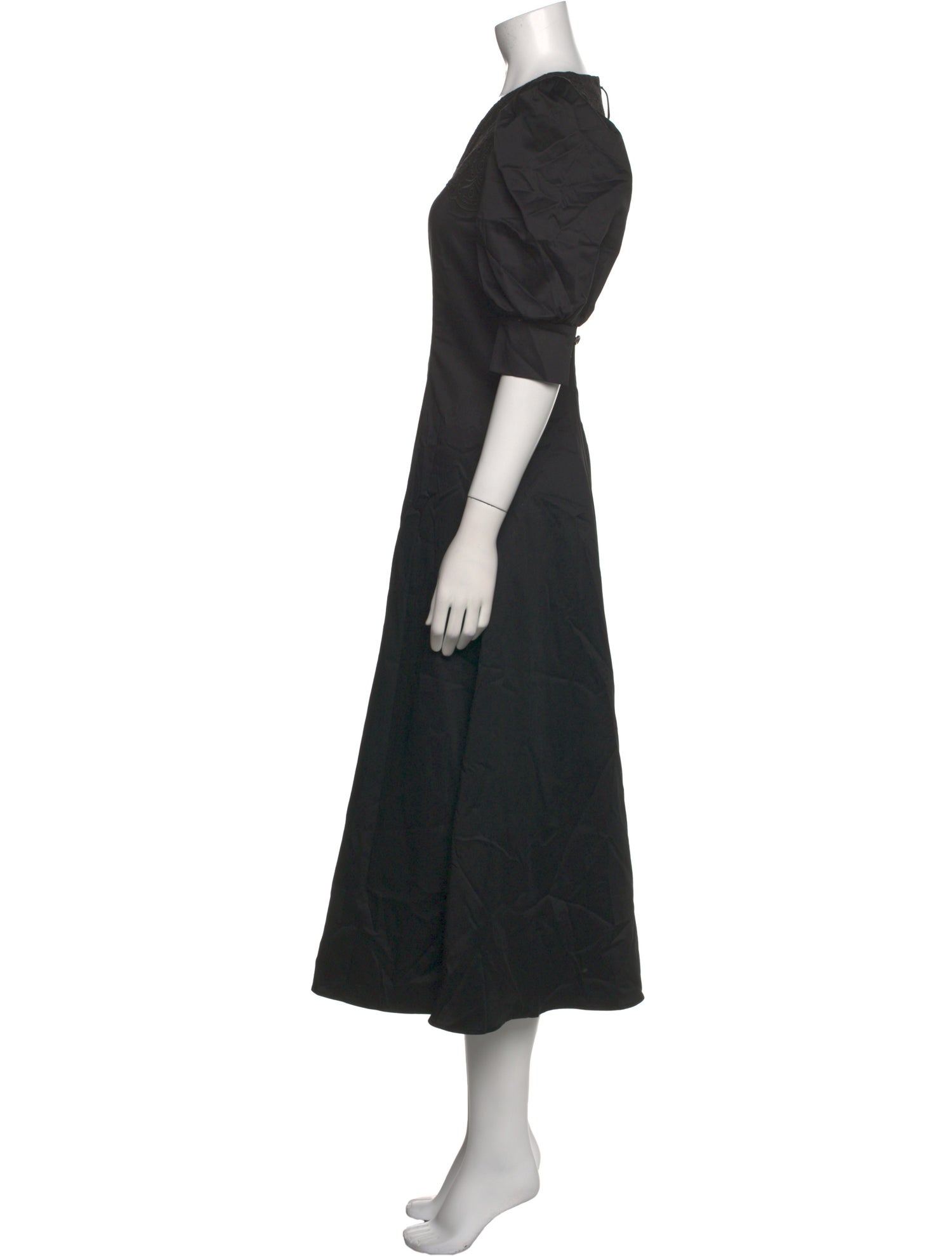Adeam Crew Neck Long Dress