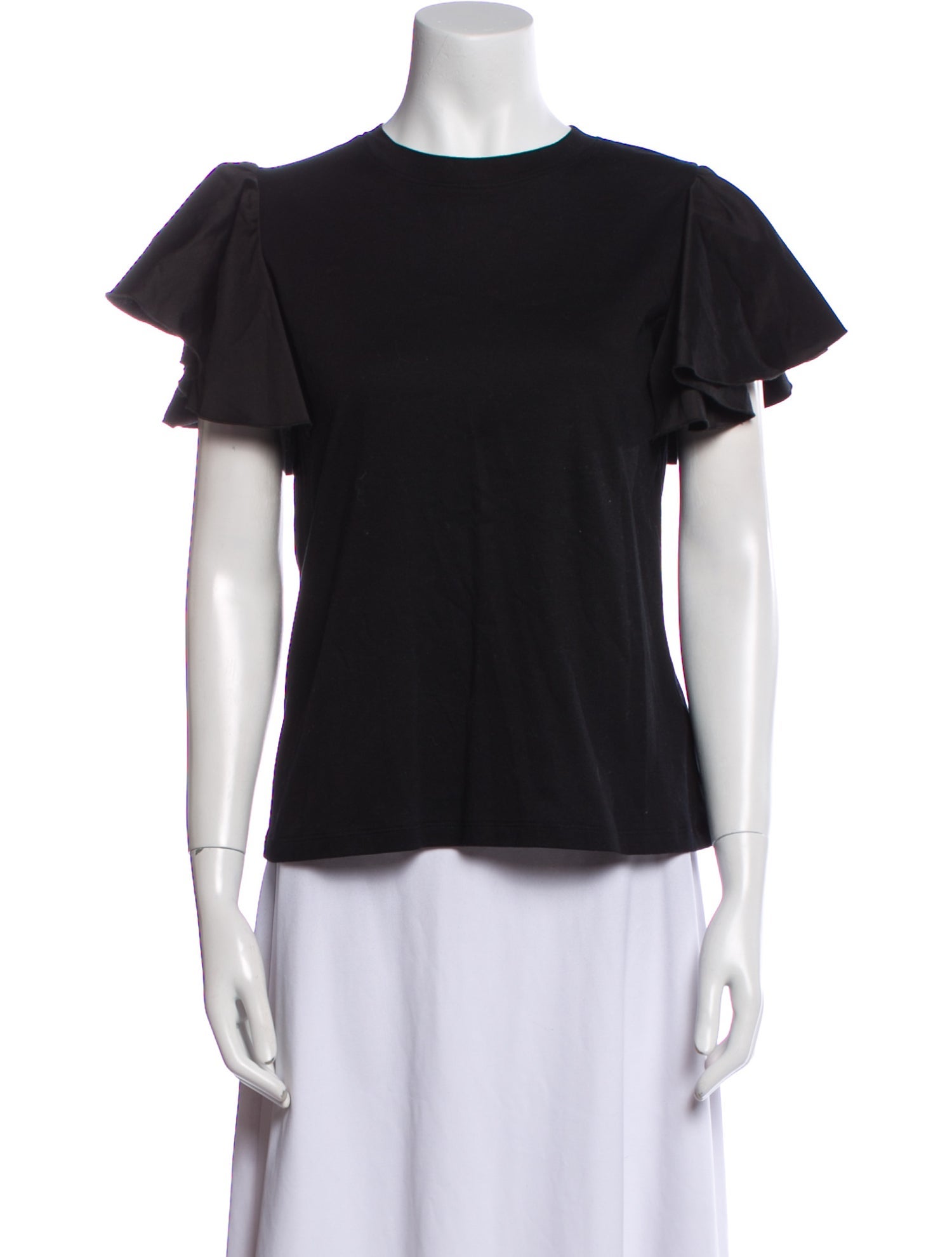 Adeam Crew Neck Short Sleeve T-Shirt