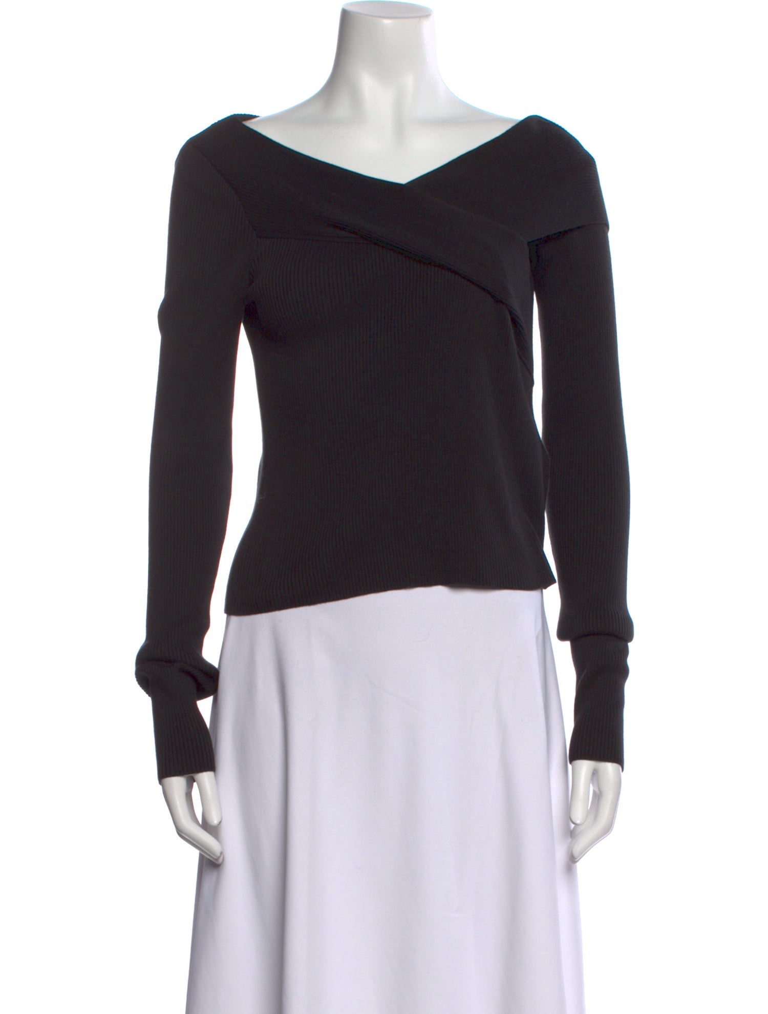 Adeam Cowl Neck Long Sleeve Top