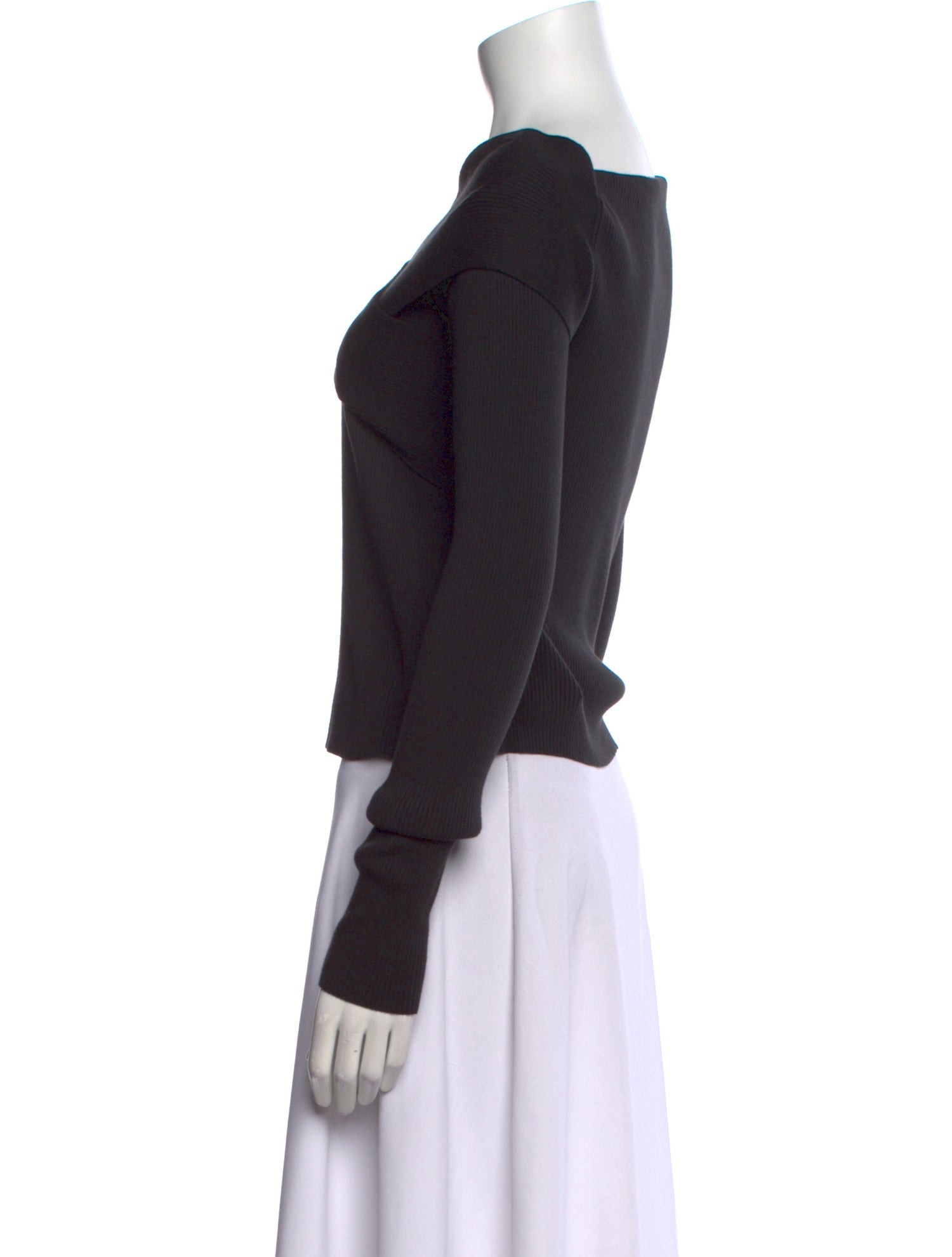 Adeam Cowl Neck Long Sleeve Top