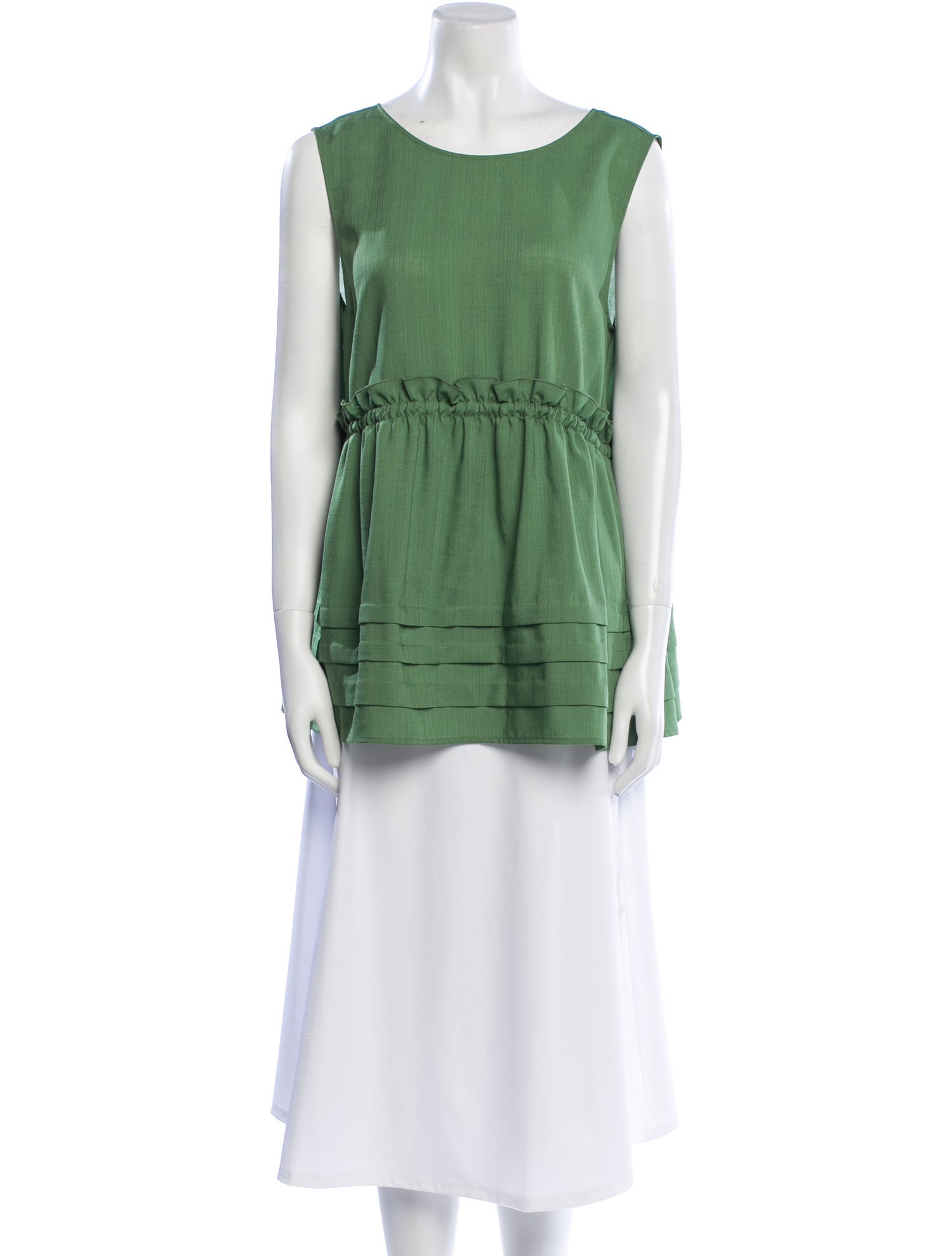 Adeam Scoop Neck Sleeveless Tunic